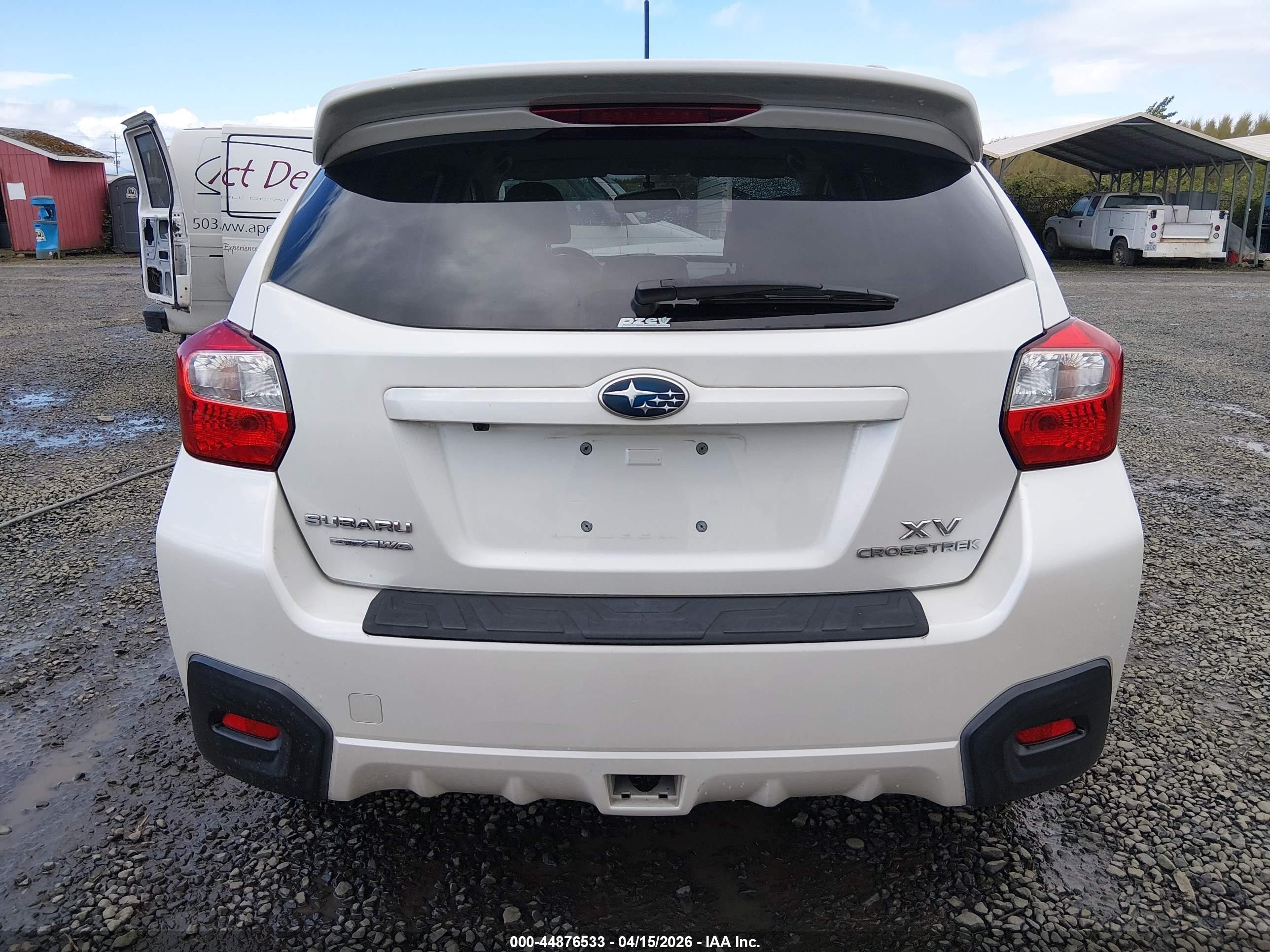 2014 Subaru Xv Crosstrek 2.0i Limited White vin: JF2GPAGC6E8212766