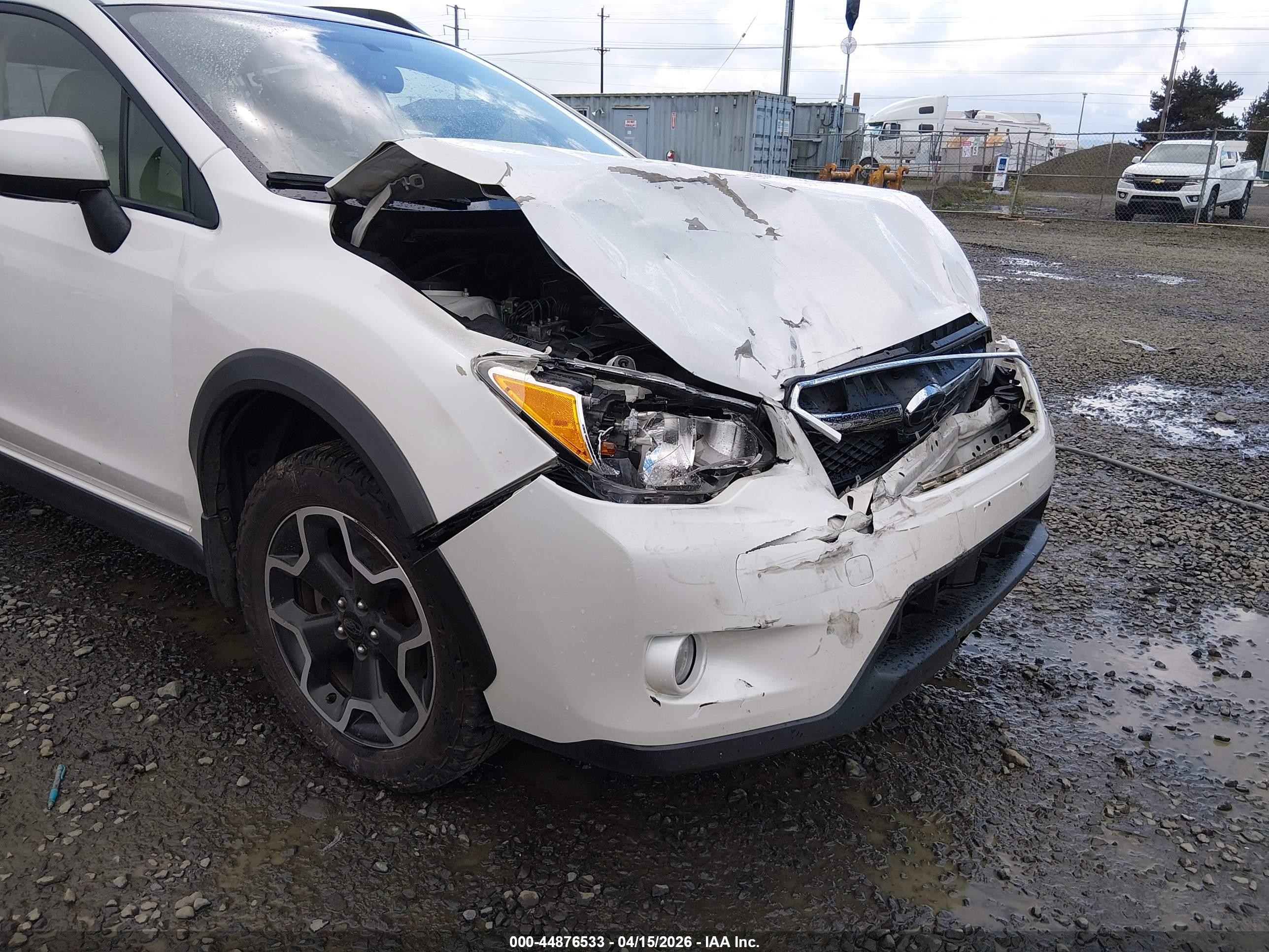 2014 Subaru Xv Crosstrek 2.0i Limited White vin: JF2GPAGC6E8212766