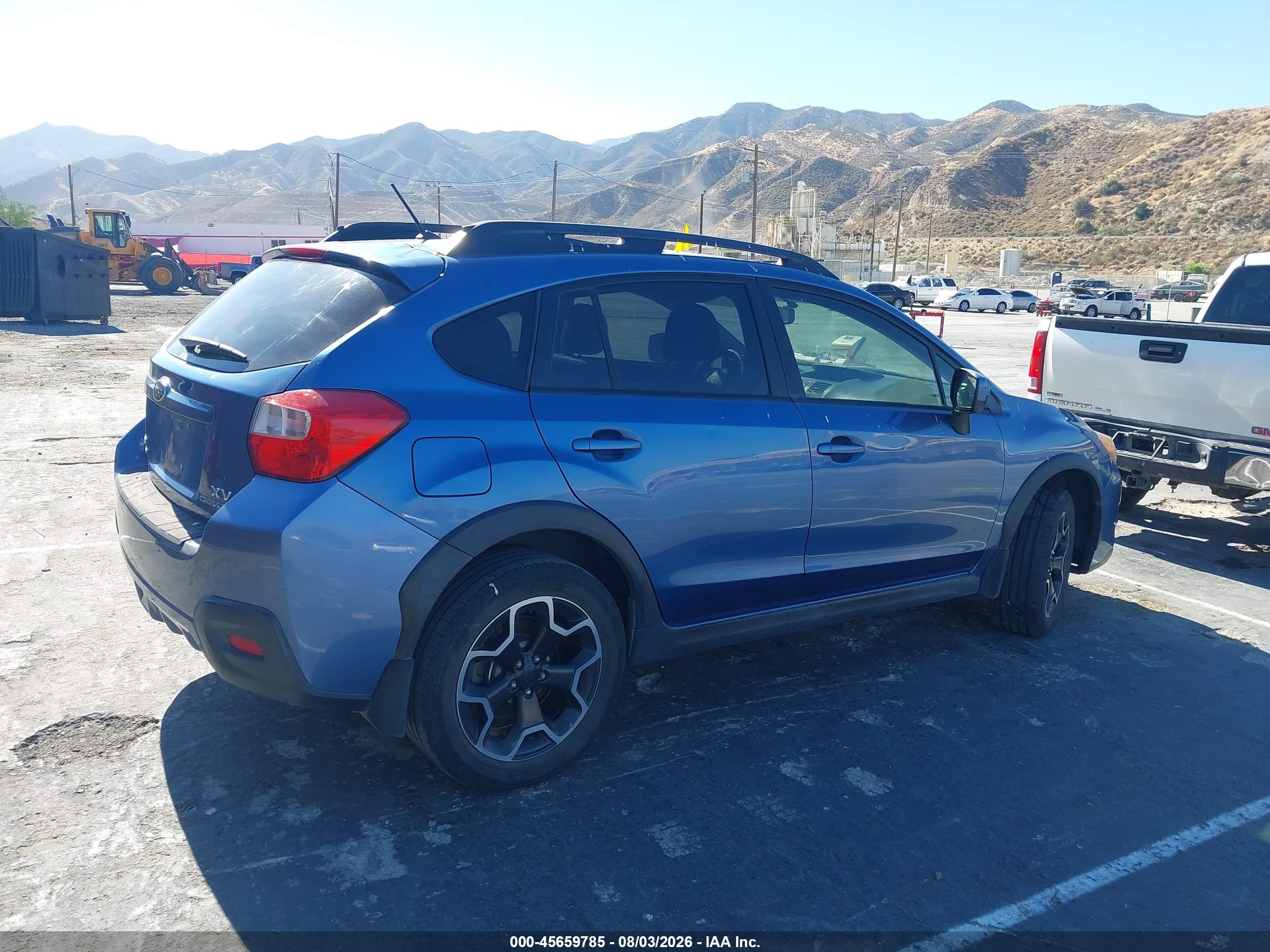 2014 Subaru Xv Crosstrek 2.0i Limited Синий vin: JF2GPAGC6E8254998