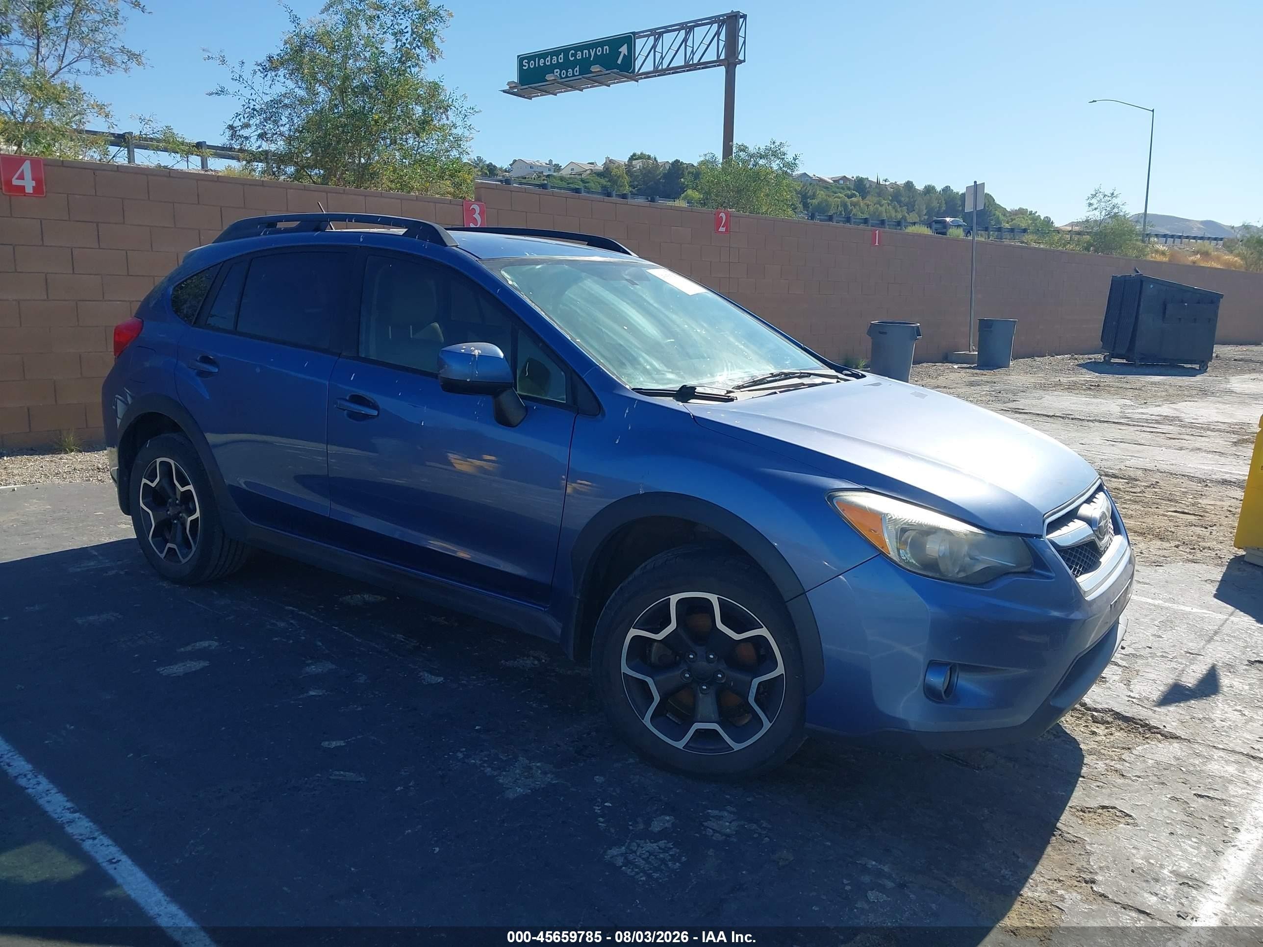 2014 Subaru Xv Crosstrek 2.0i Limited Синий vin: JF2GPAGC6E8254998