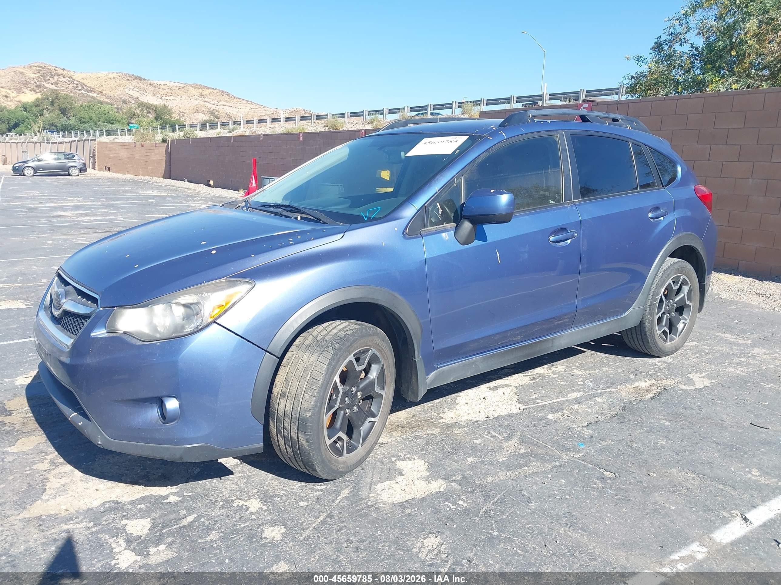 2014 Subaru Xv Crosstrek 2.0i Limited Синий vin: JF2GPAGC6E8254998