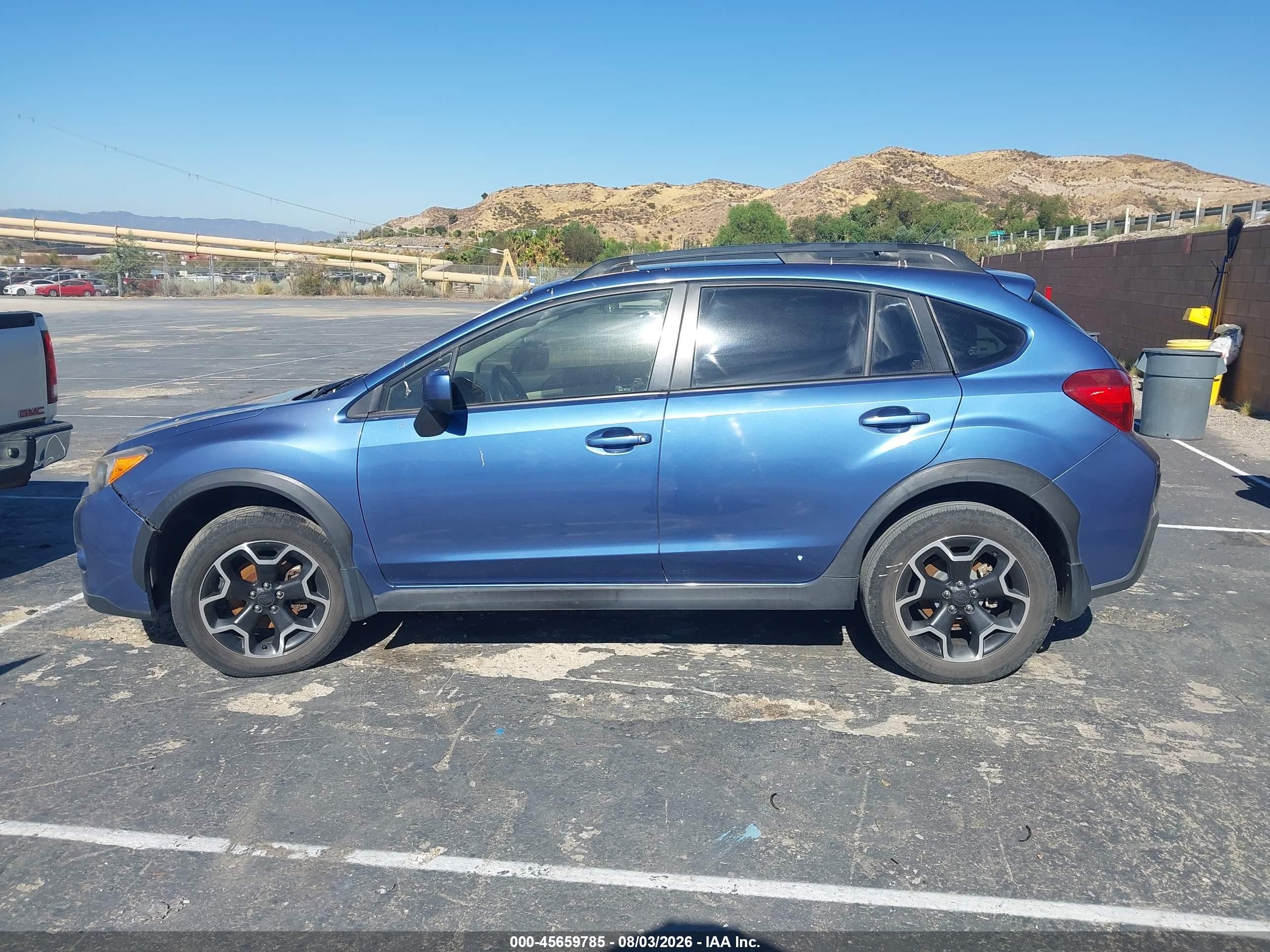 2014 Subaru Xv Crosstrek 2.0i Limited Синий vin: JF2GPAGC6E8254998