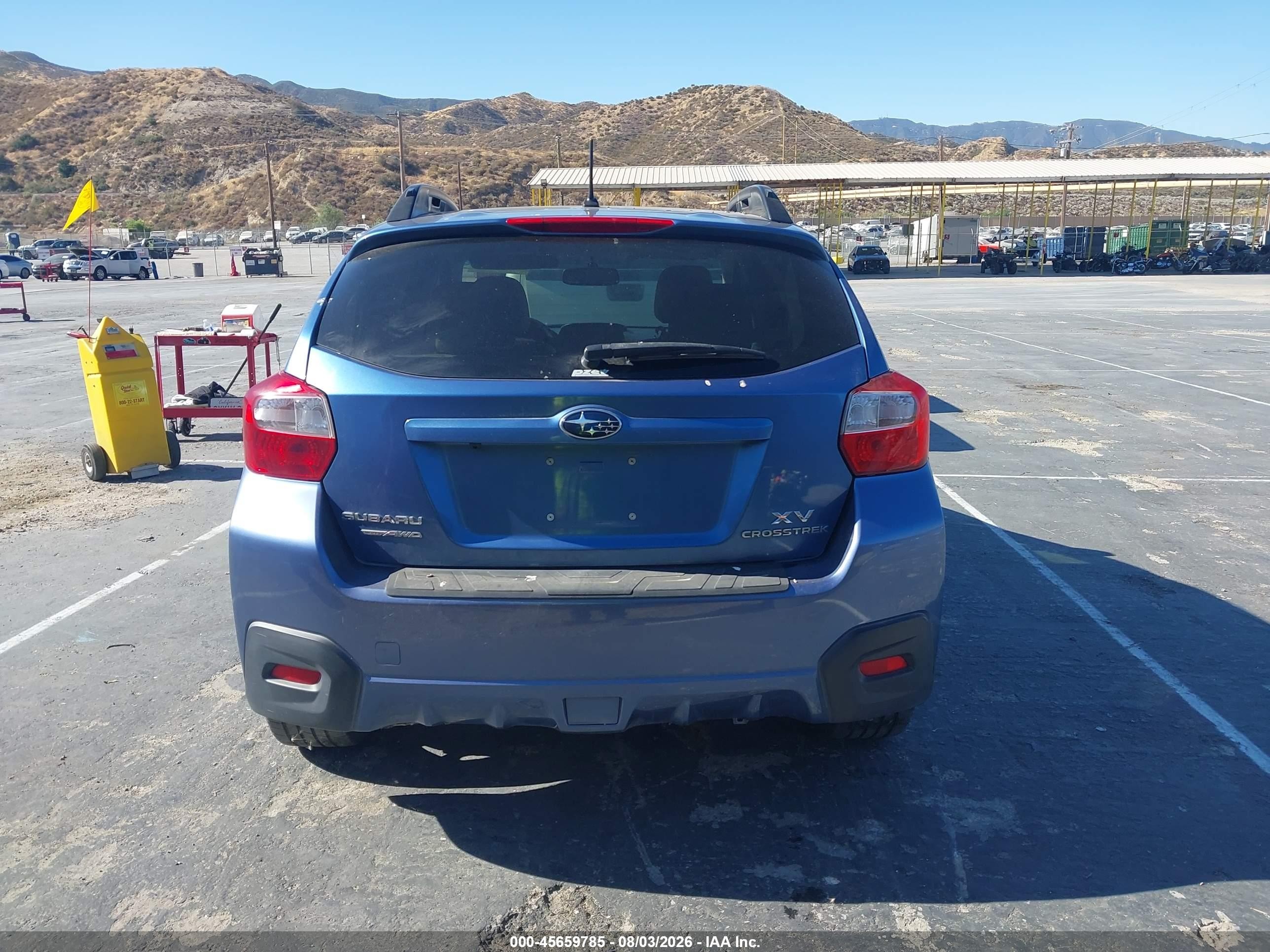 2014 Subaru Xv Crosstrek 2.0i Limited Синий vin: JF2GPAGC6E8254998