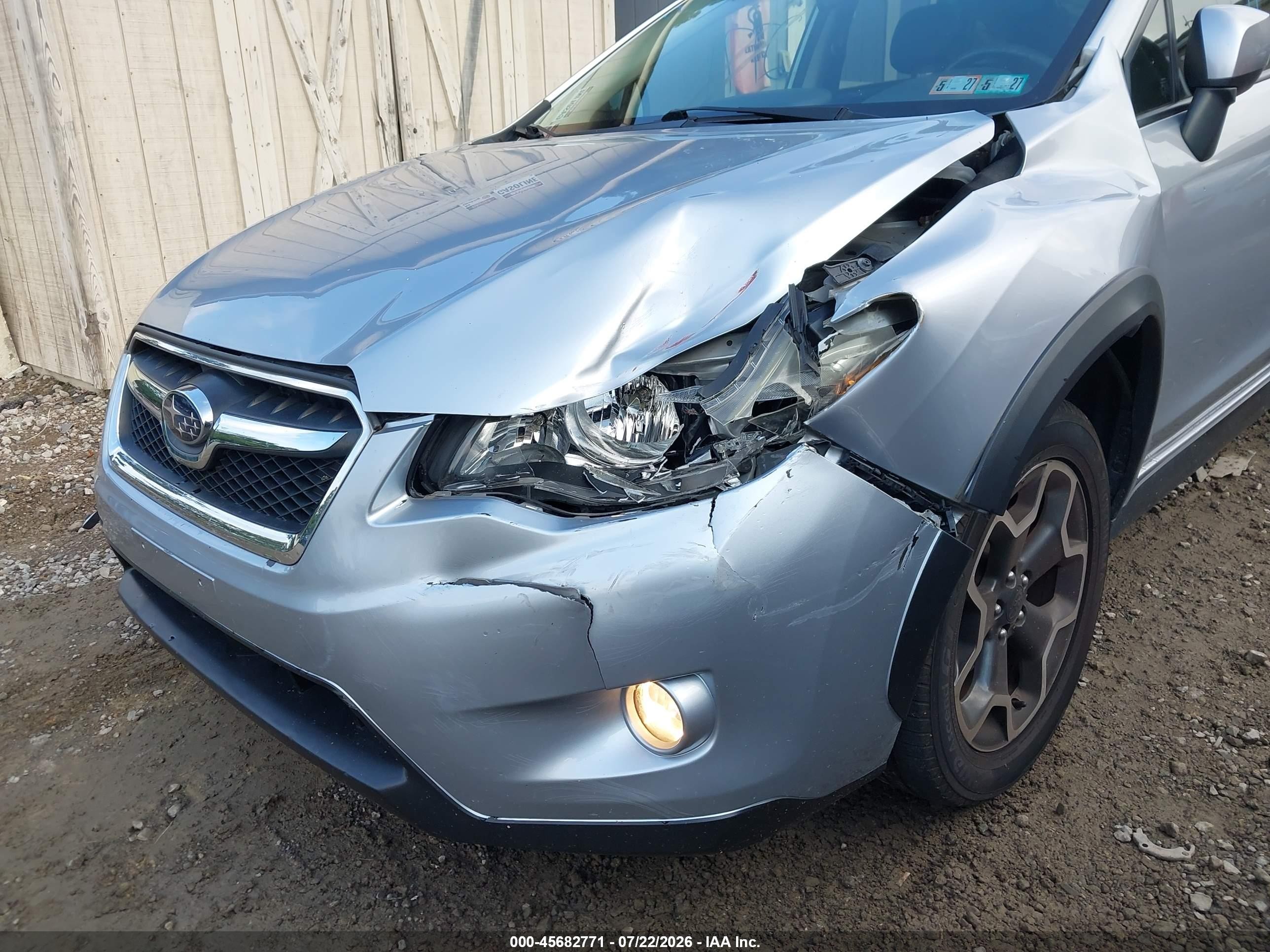 2014 Subaru Xv Crosstrek 2.0i Limited Light Blue vin: JF2GPAGC6E8265967