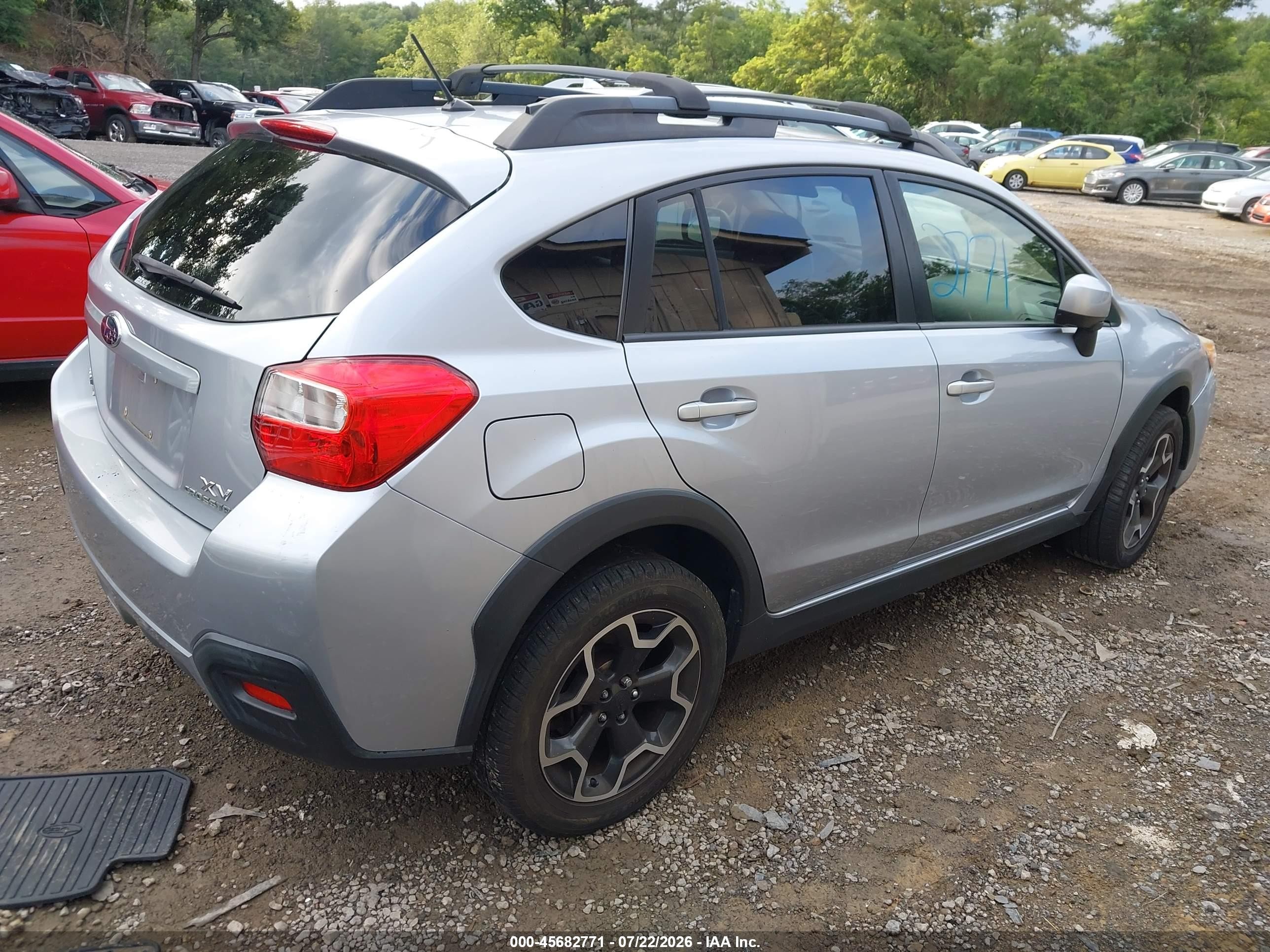 2014 Subaru Xv Crosstrek 2.0i Limited Light Blue vin: JF2GPAGC6E8265967