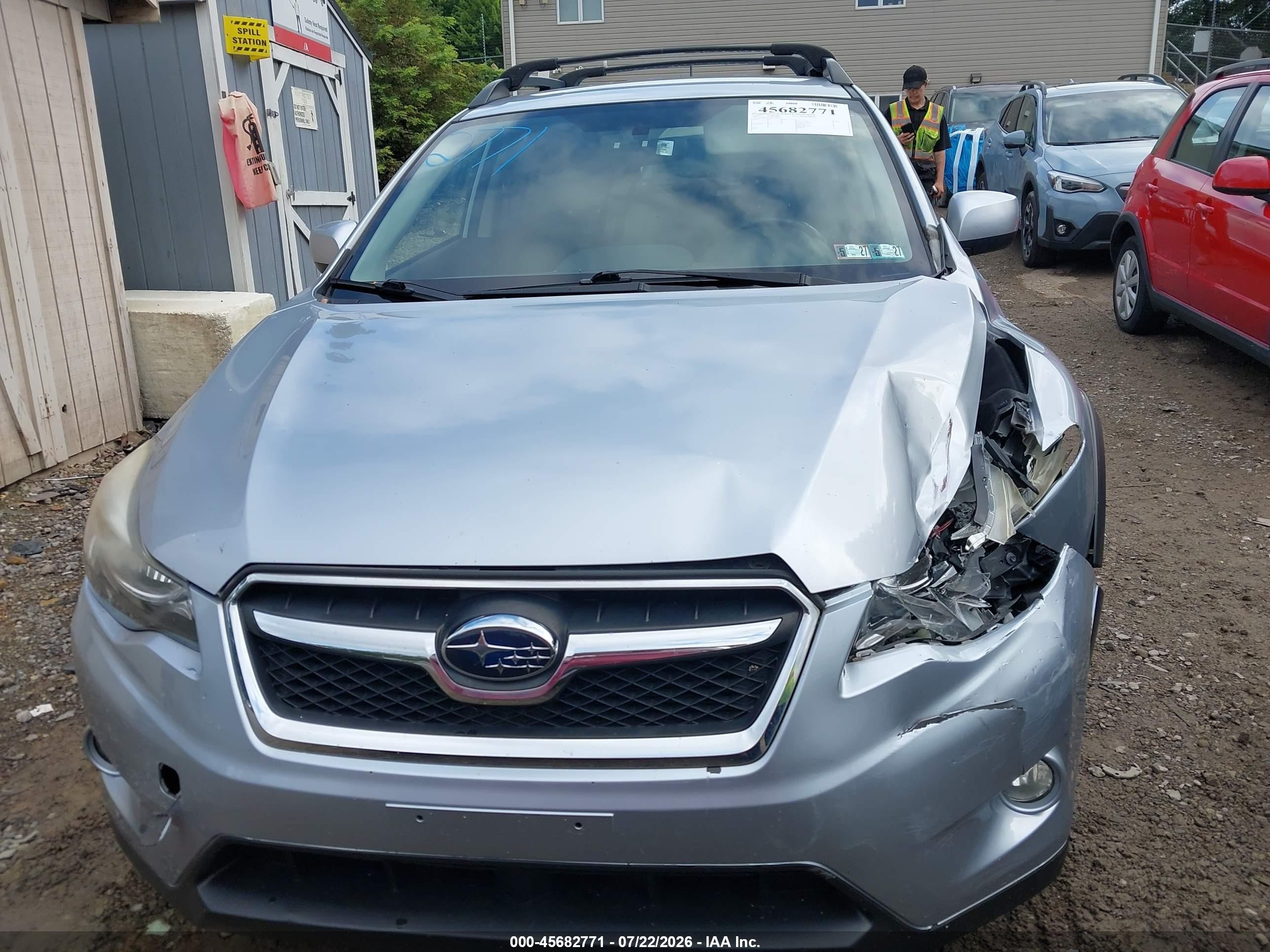 2014 Subaru Xv Crosstrek 2.0i Limited Light Blue vin: JF2GPAGC6E8265967