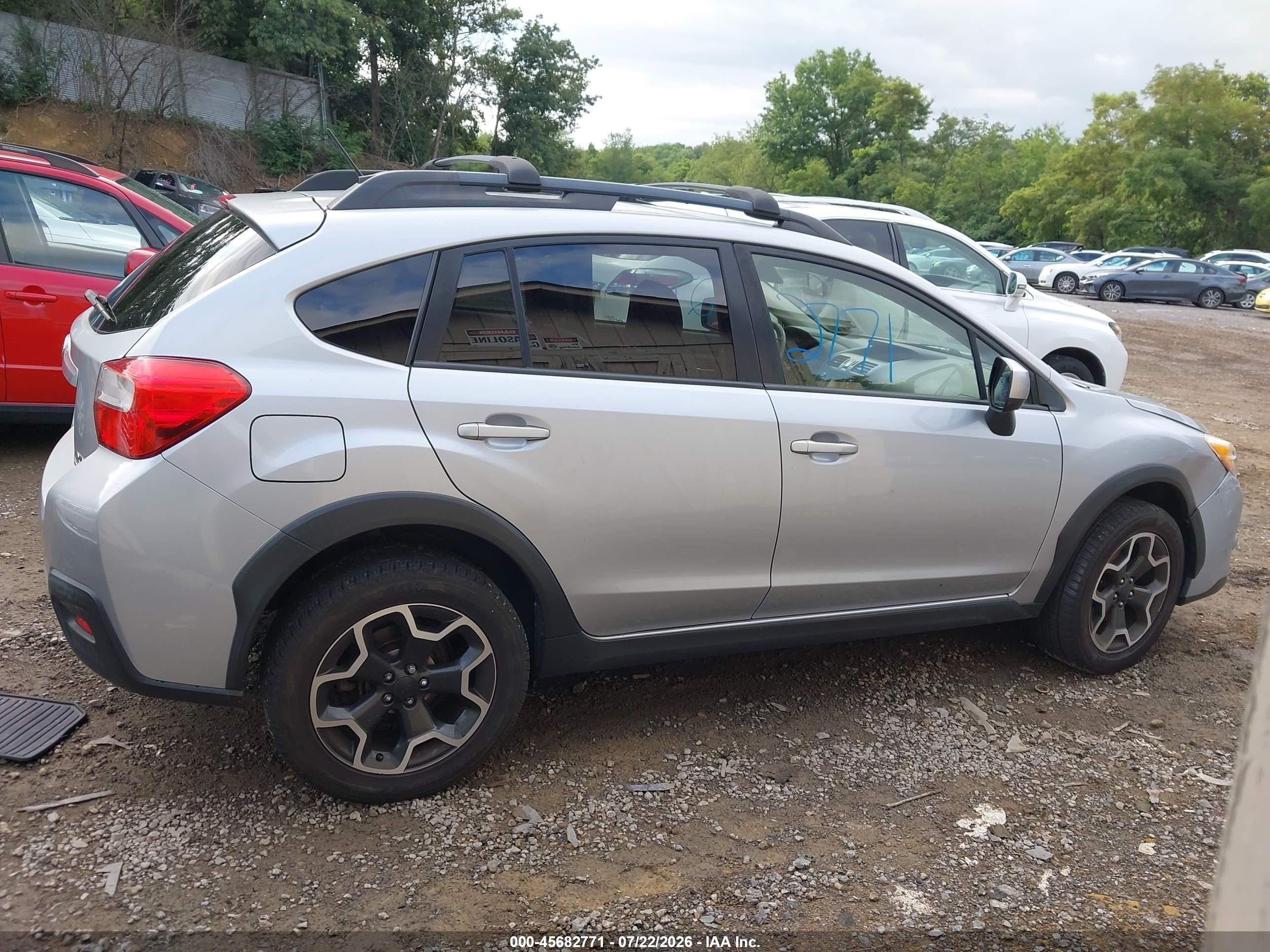 2014 Subaru Xv Crosstrek 2.0i Limited Light Blue vin: JF2GPAGC6E8265967
