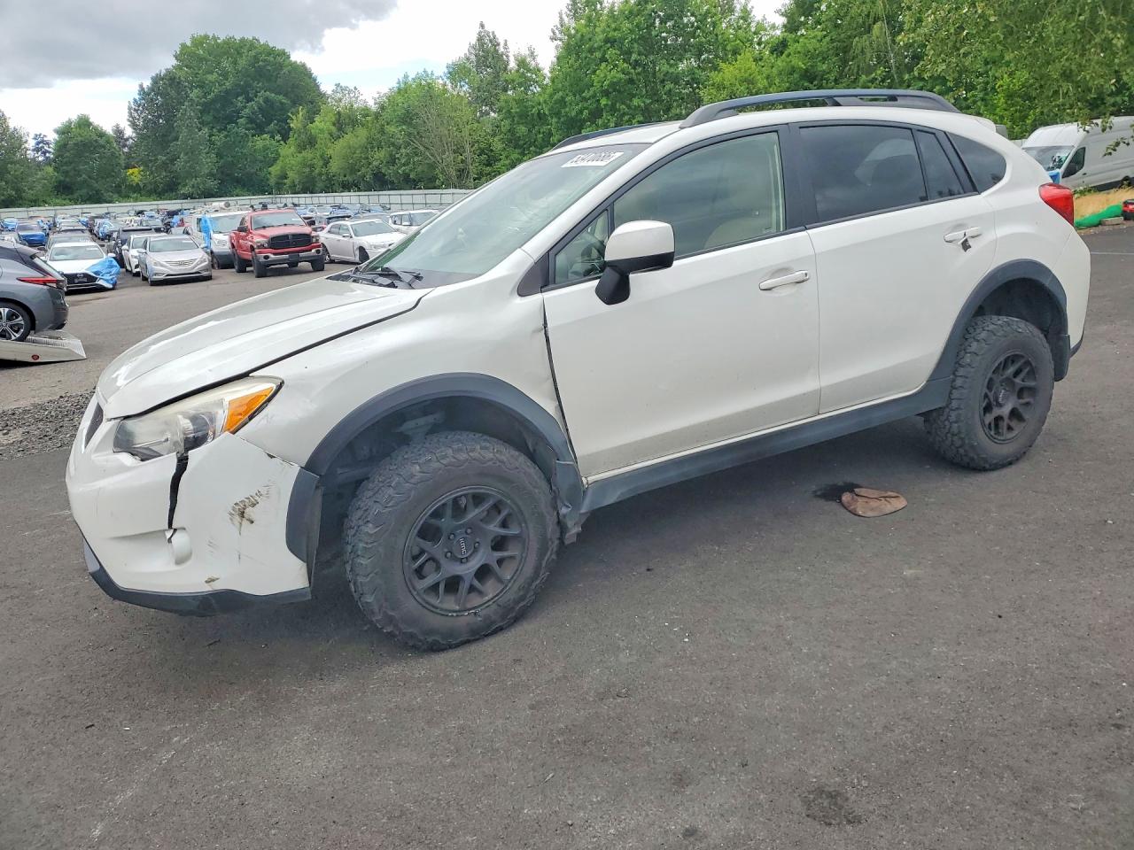 2014 Subaru Xv Crosstrek 2.0 Limited White vin: JF2GPAGC6E8294529