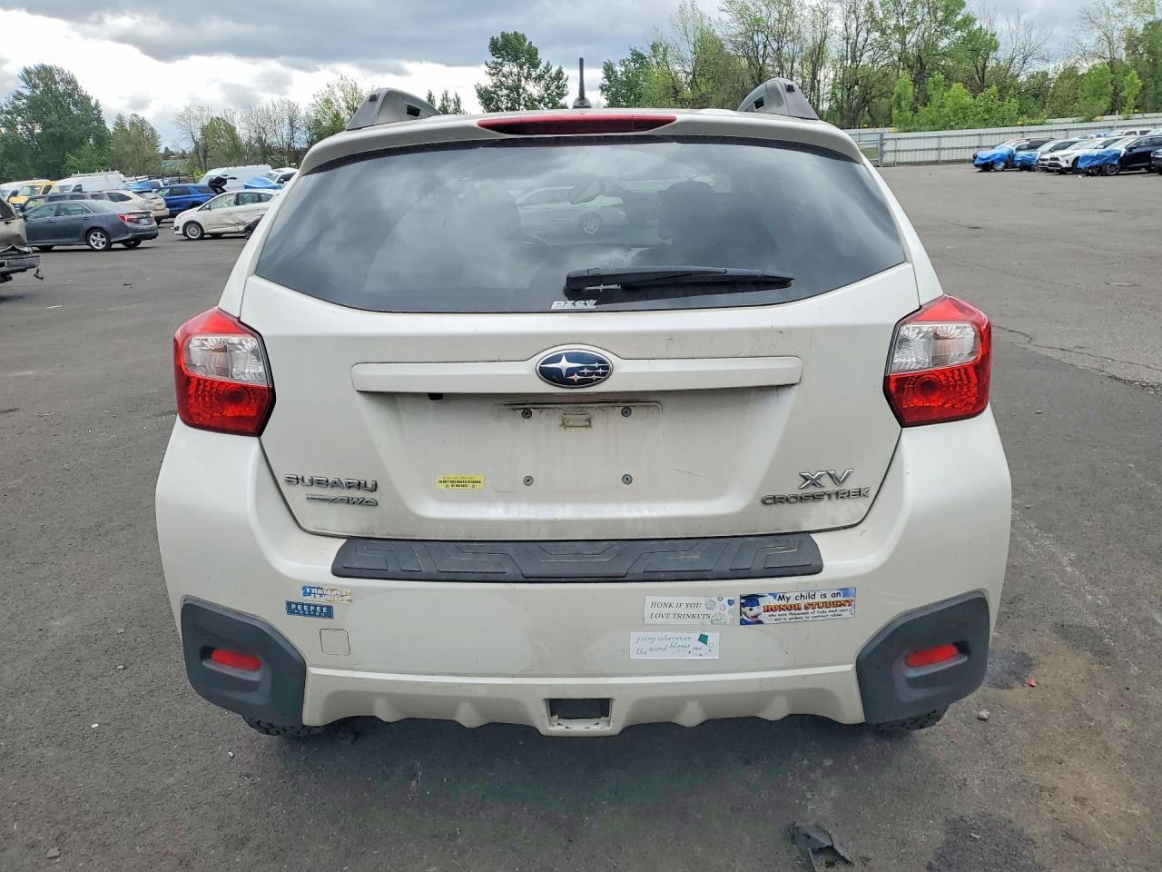 2014 Subaru Xv Crosstrek 2.0 Limited White vin: JF2GPAGC6E8294529