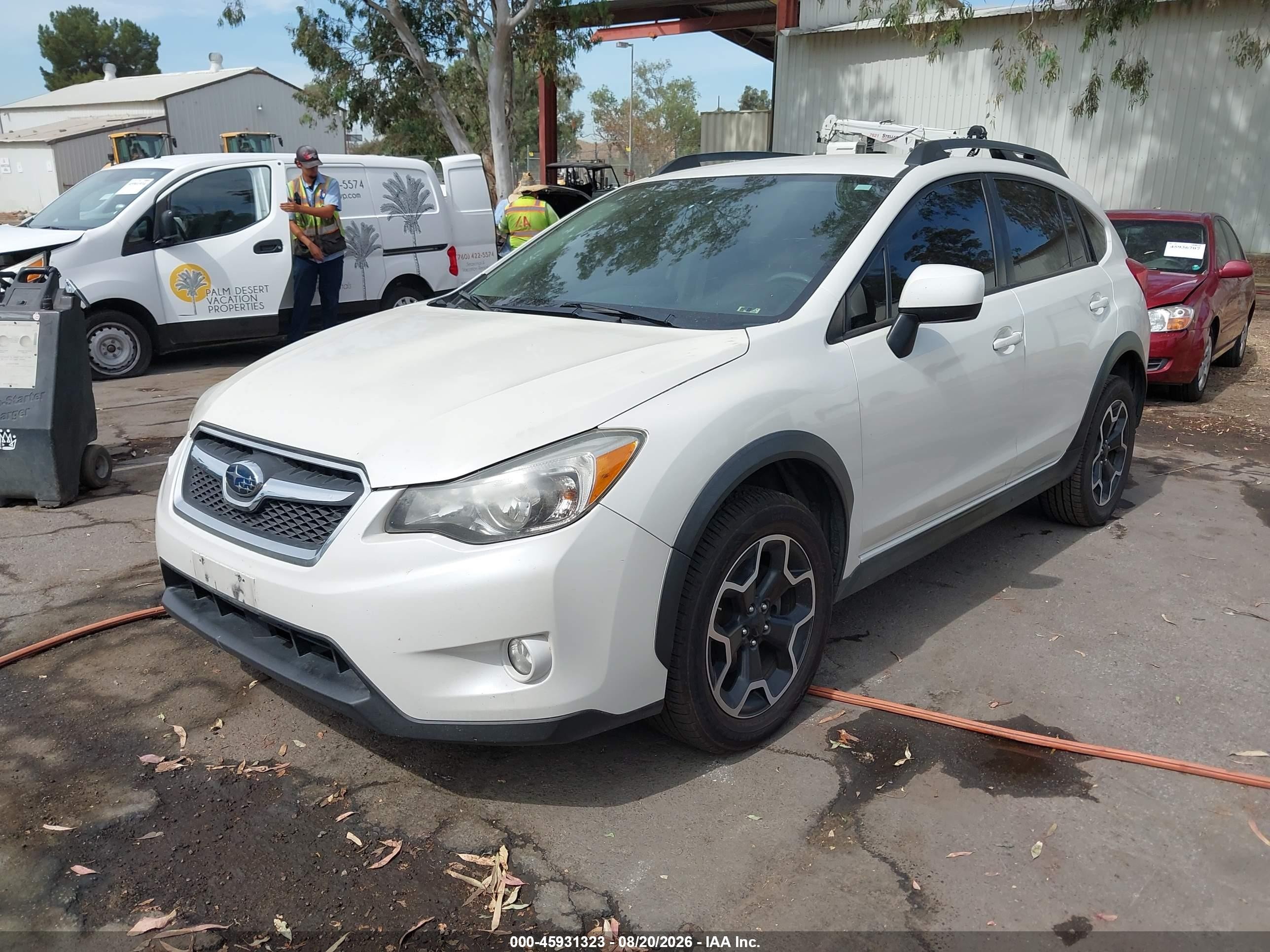 2014 Subaru Xv Crosstrek 2.0i Limited Белый vin: JF2GPAGC6E8346662