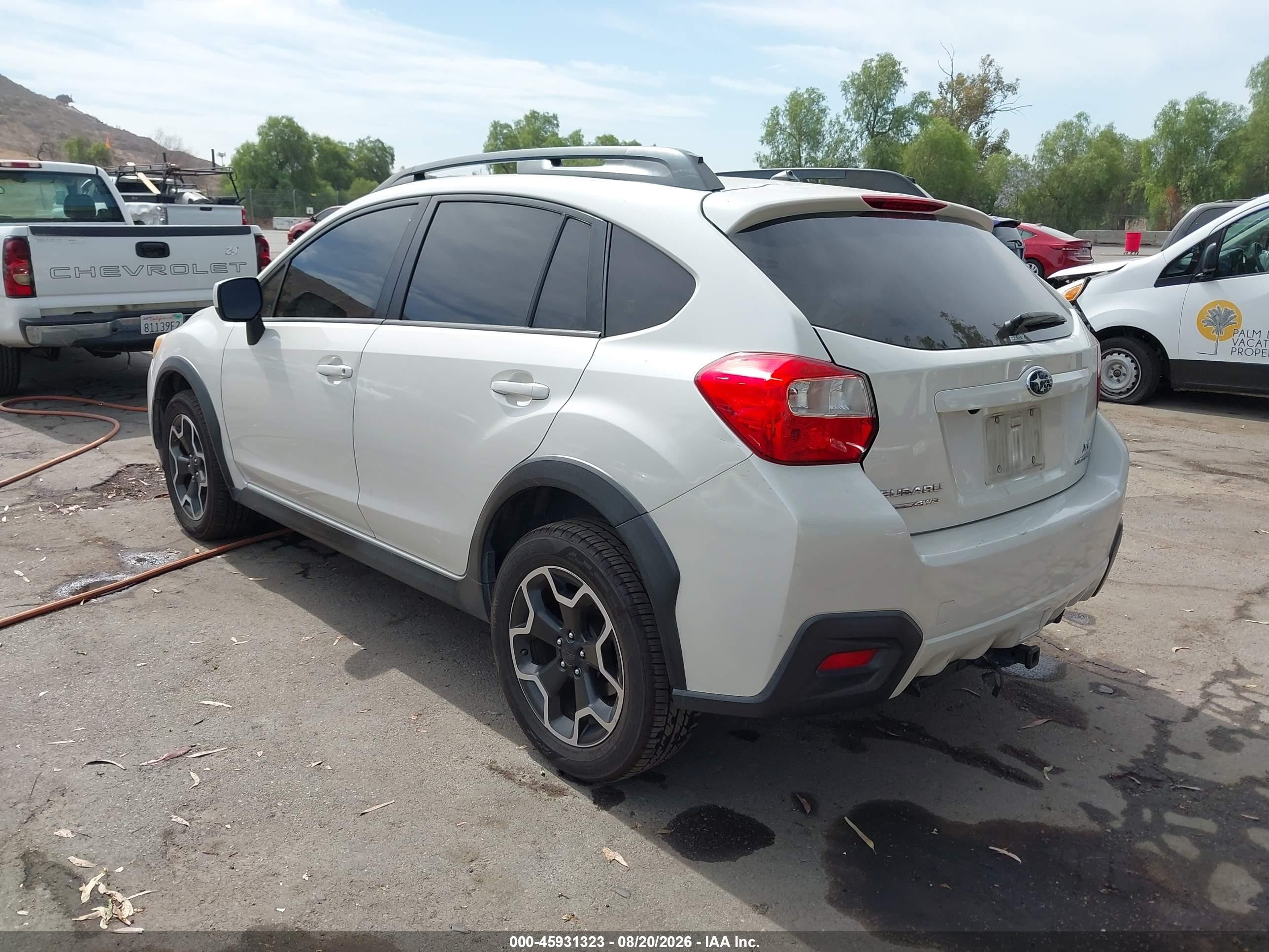 2014 Subaru Xv Crosstrek 2.0i Limited Белый vin: JF2GPAGC6E8346662