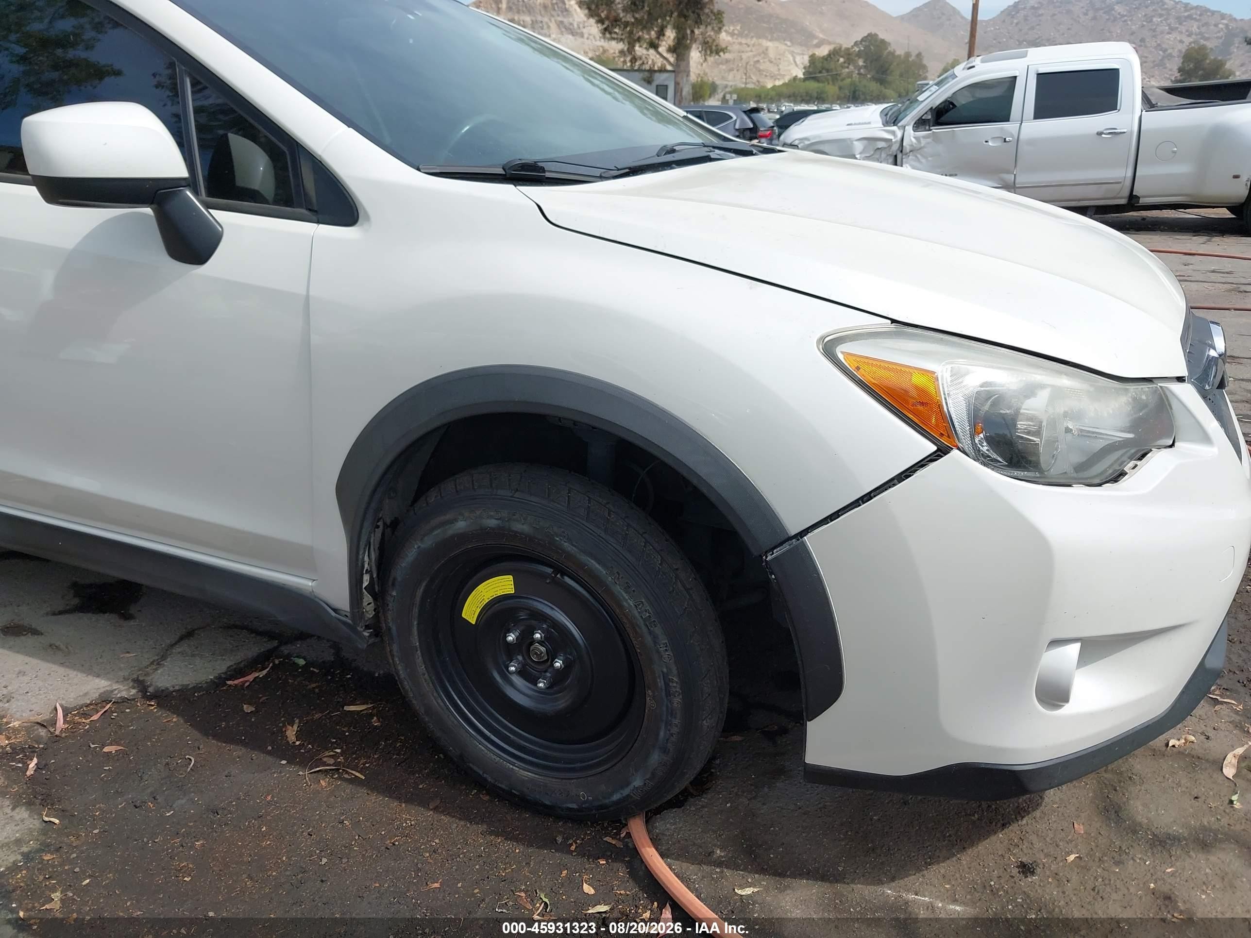 2014 Subaru Xv Crosstrek 2.0i Limited Белый vin: JF2GPAGC6E8346662