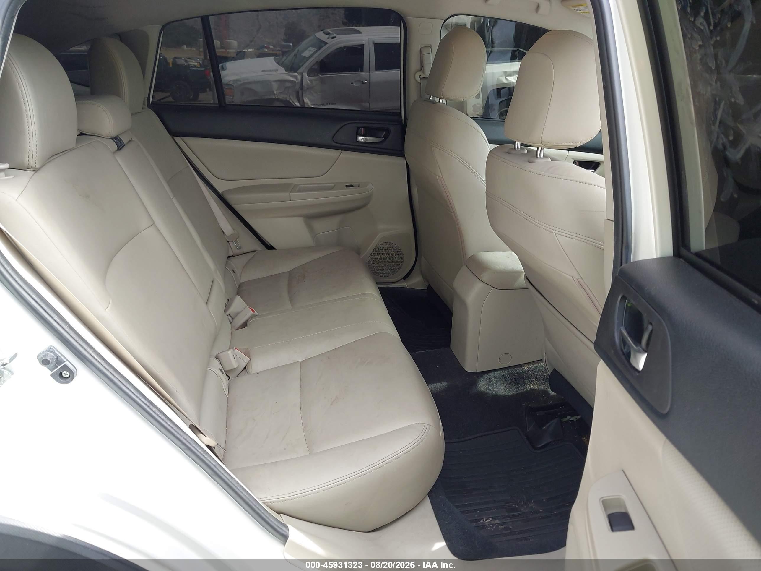 2014 Subaru Xv Crosstrek 2.0i Limited Белый vin: JF2GPAGC6E8346662