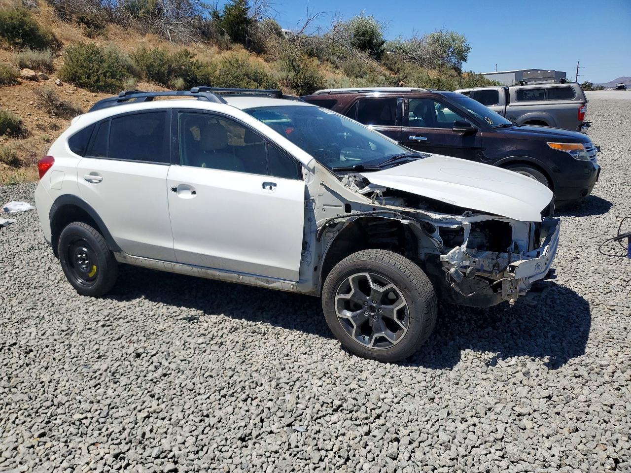 2014 Subaru Xv Crosstrek 2.0 Limited White vin: JF2GPAGC6E8348492
