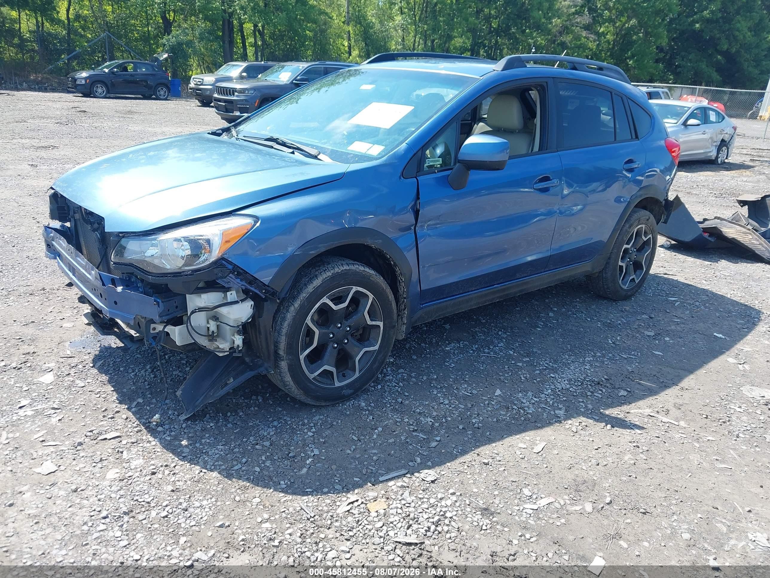2014 Subaru Xv Crosstrek 2.0i Limited Blue vin: JF2GPAGC6EH205185