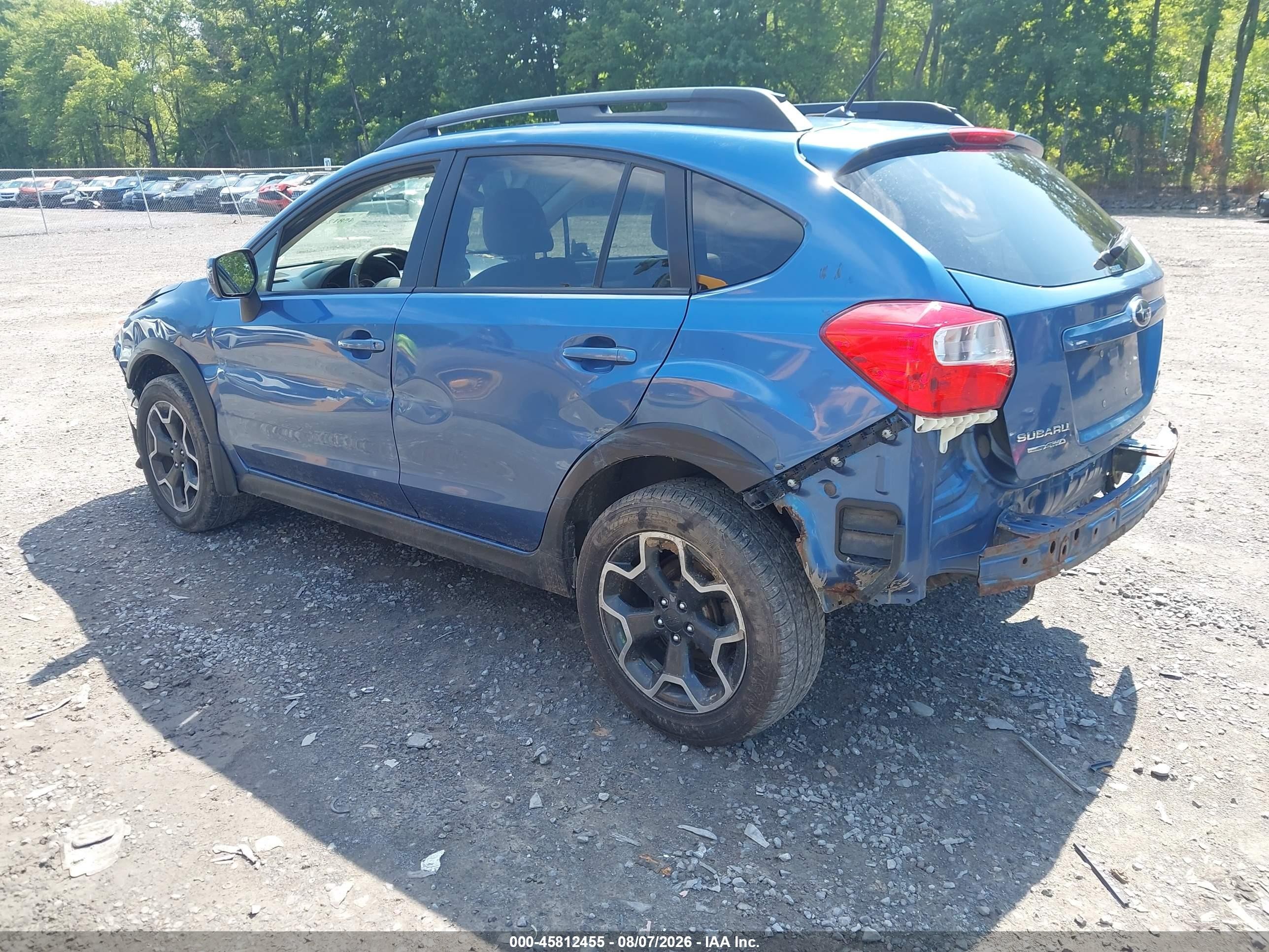 2014 Subaru Xv Crosstrek 2.0i Limited Blue vin: JF2GPAGC6EH205185