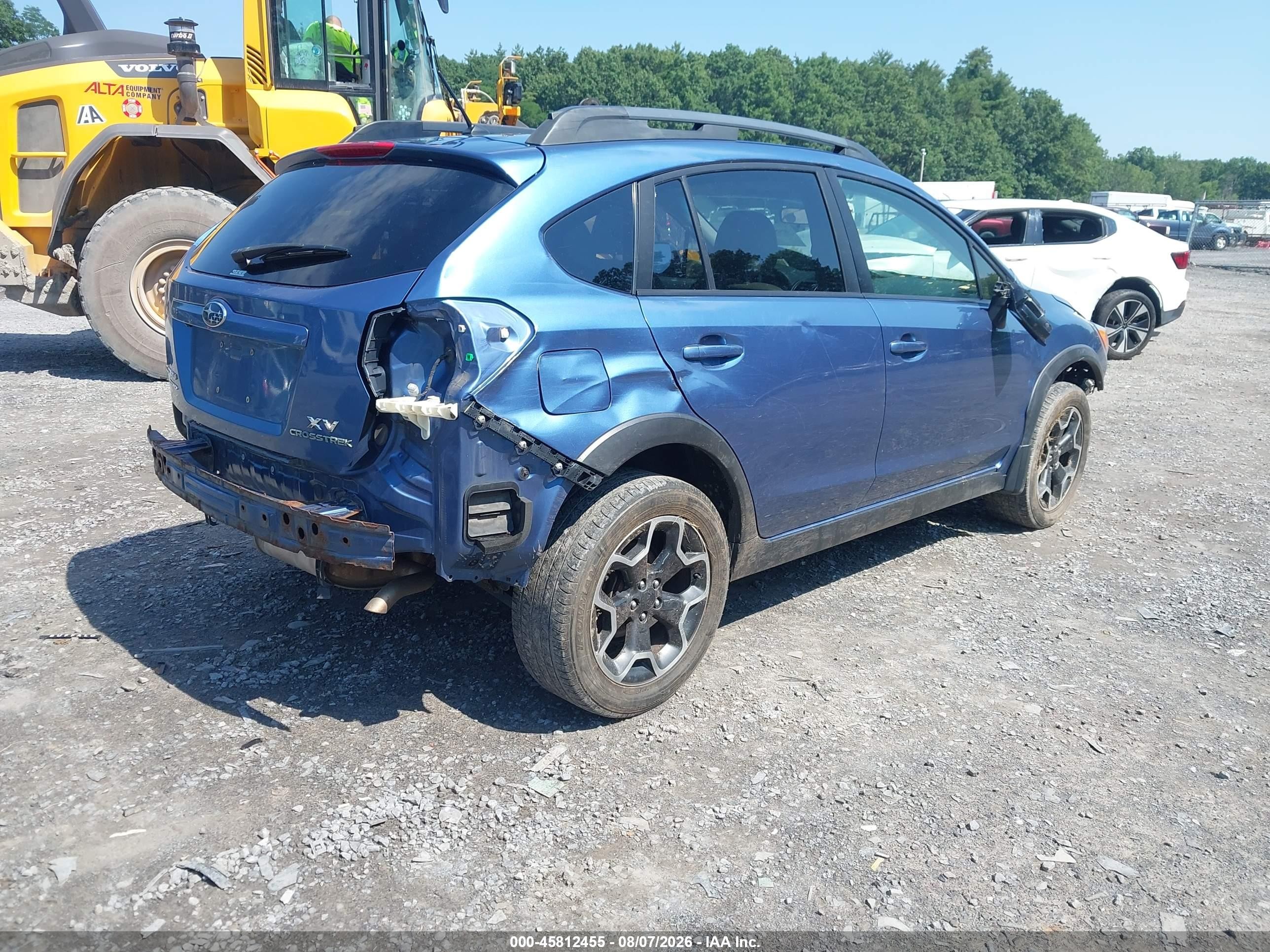 2014 Subaru Xv Crosstrek 2.0i Limited Blue vin: JF2GPAGC6EH205185