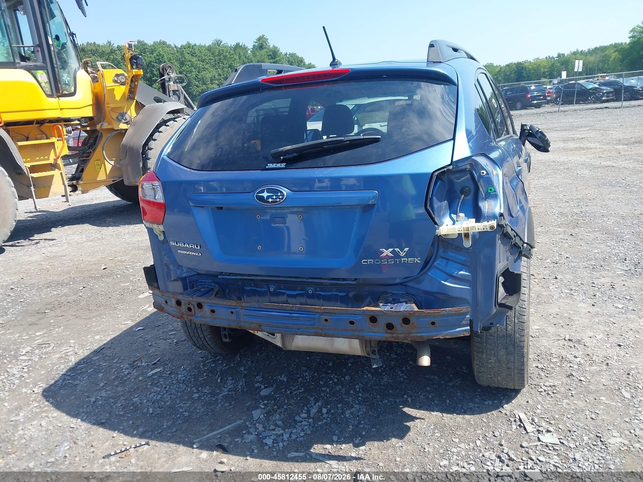 2014 Subaru Xv Crosstrek 2.0i Limited Blue vin: JF2GPAGC6EH205185