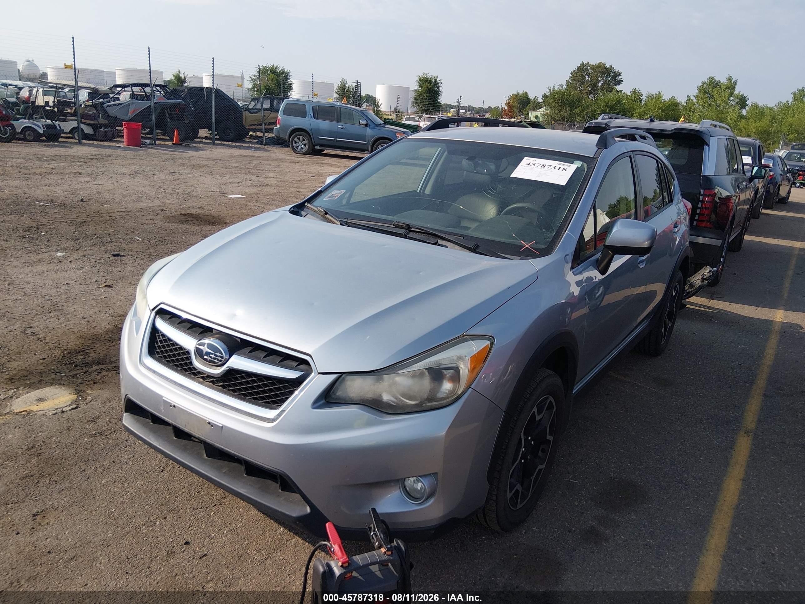 2014 Subaru Xv Crosstrek 2.0i Limited Blue vin: JF2GPAGC6EH324905