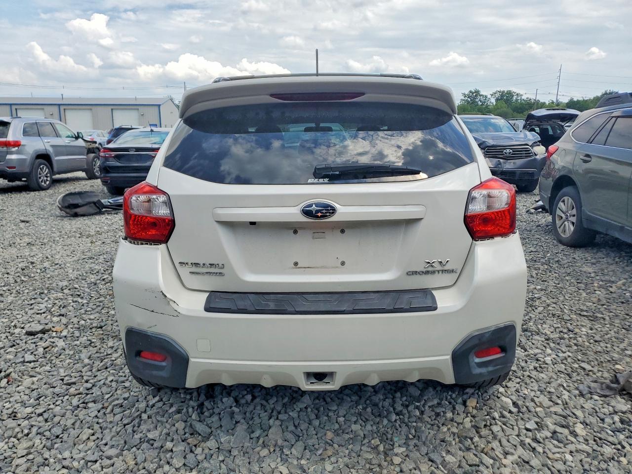 2013 Subaru Xv Crosstrek 2.0 Limited White vin: JF2GPAGC7D2209666