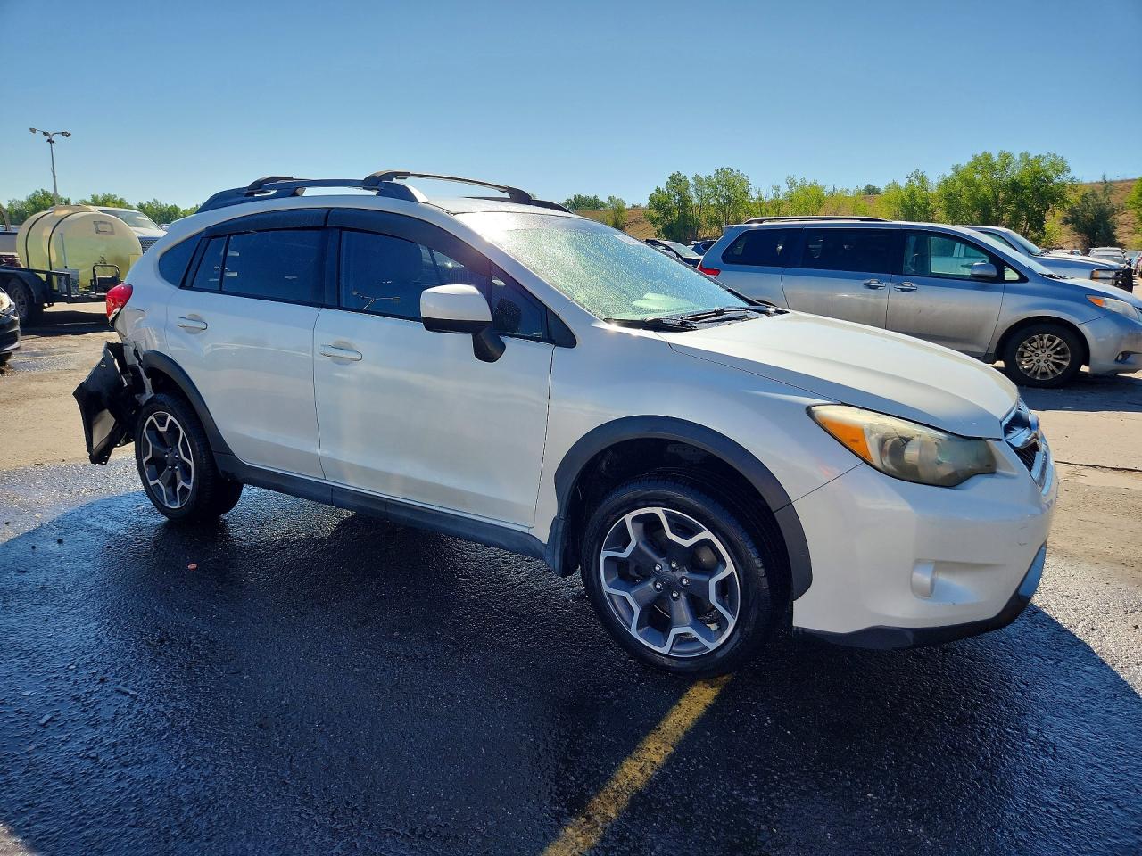 2013 Subaru Xv Crosstrek 2.0 Limited White vin: JF2GPAGC7D2808261