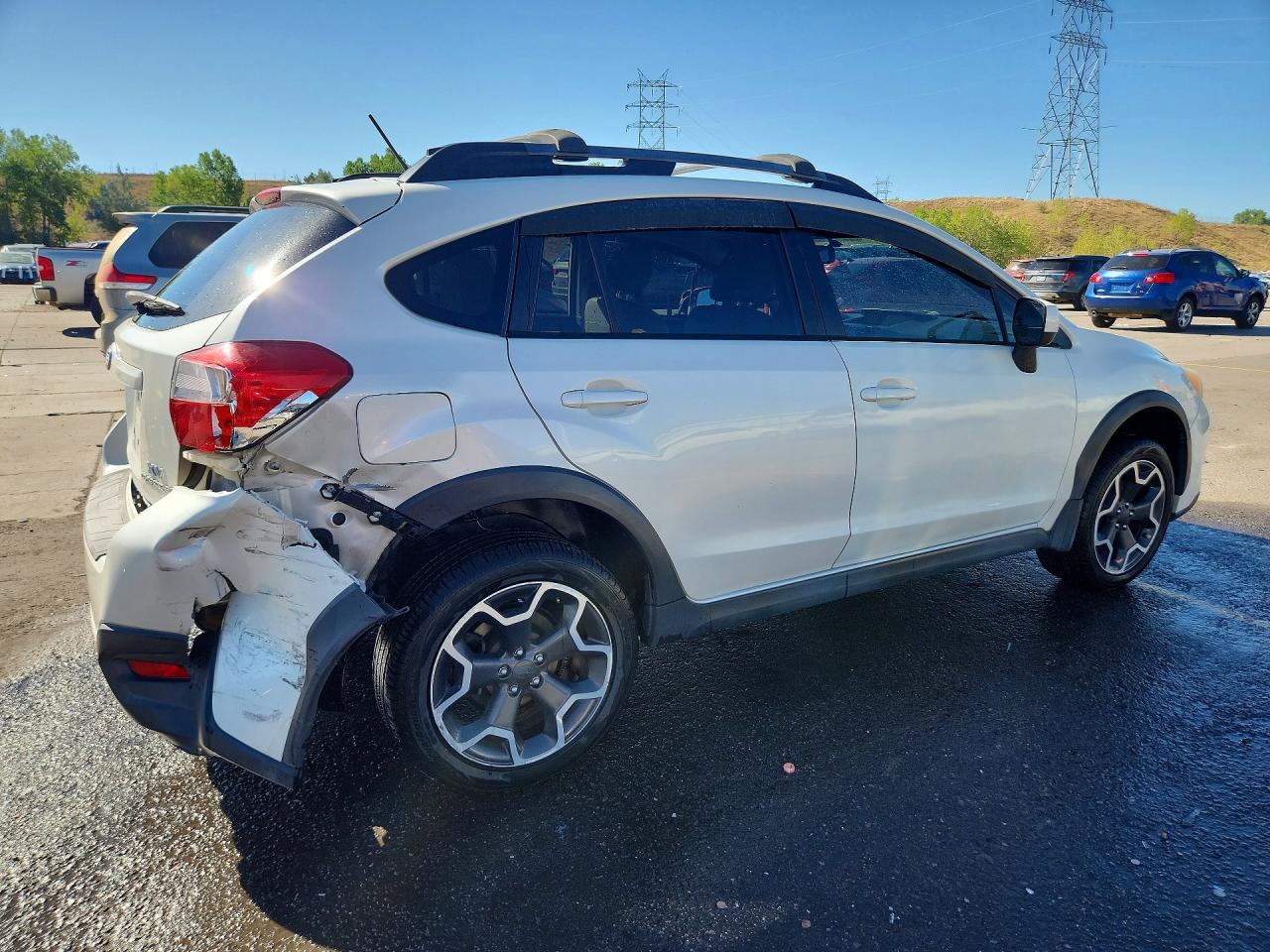 2013 Subaru Xv Crosstrek 2.0 Limited White vin: JF2GPAGC7D2808261