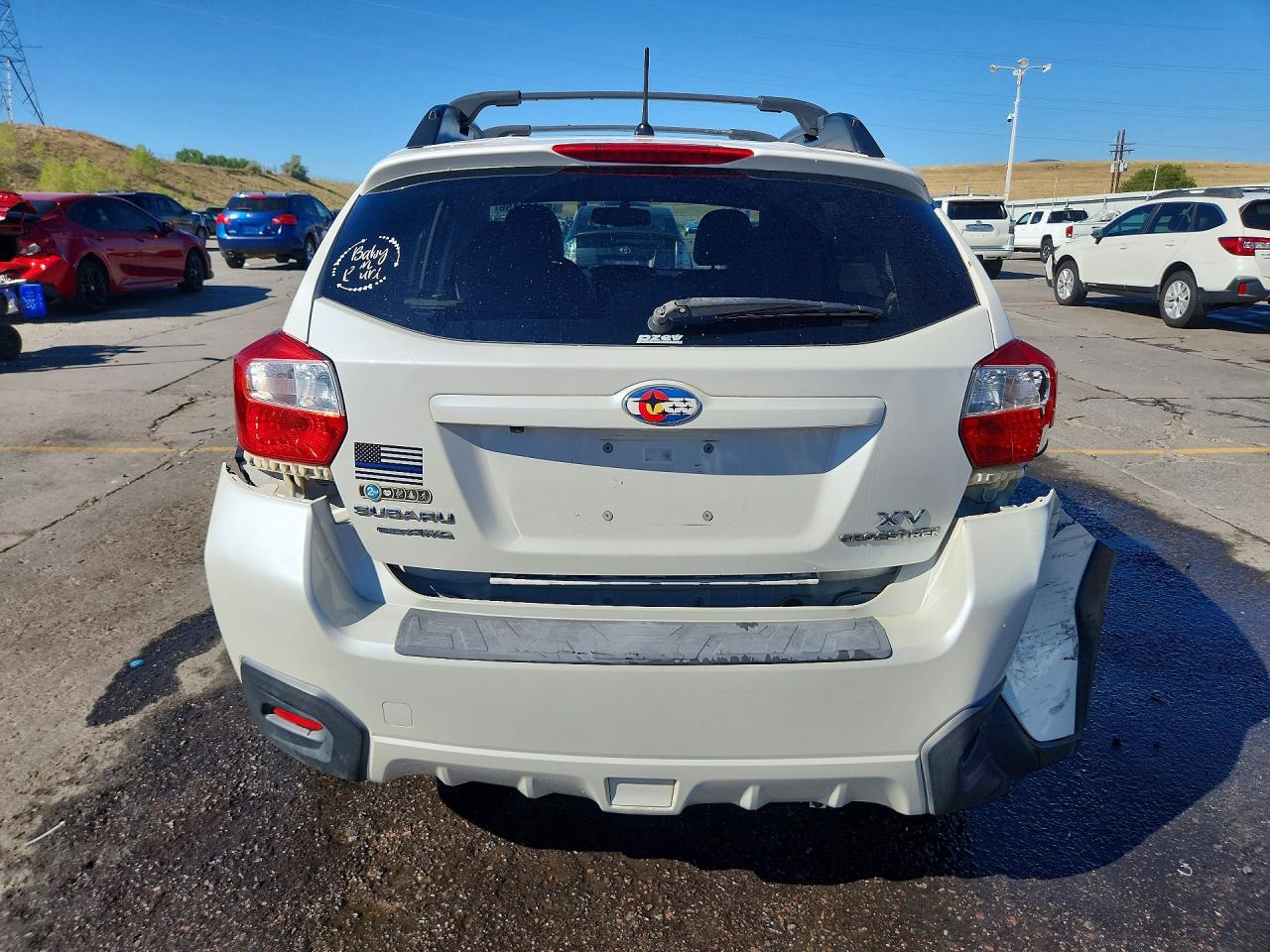 2013 Subaru Xv Crosstrek 2.0 Limited White vin: JF2GPAGC7D2808261