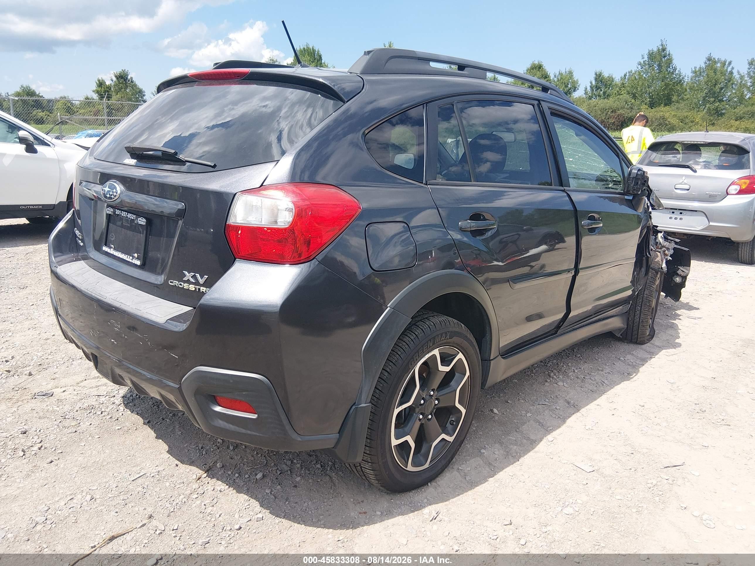 2014 Subaru Xv Crosstrek 2.0i Limited Gray vin: JF2GPAGC7E8204336