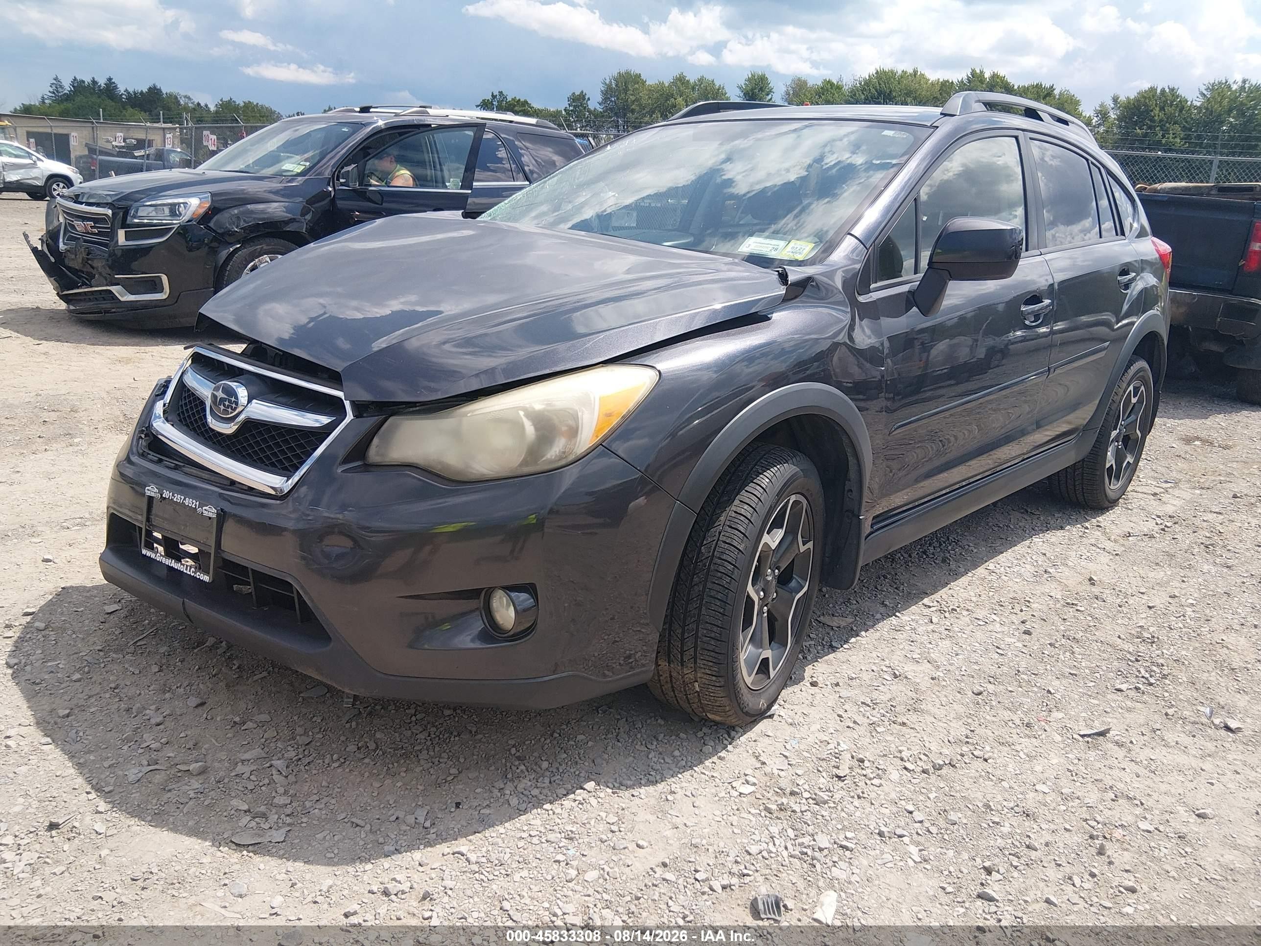 2014 Subaru Xv Crosstrek 2.0i Limited Gray vin: JF2GPAGC7E8204336