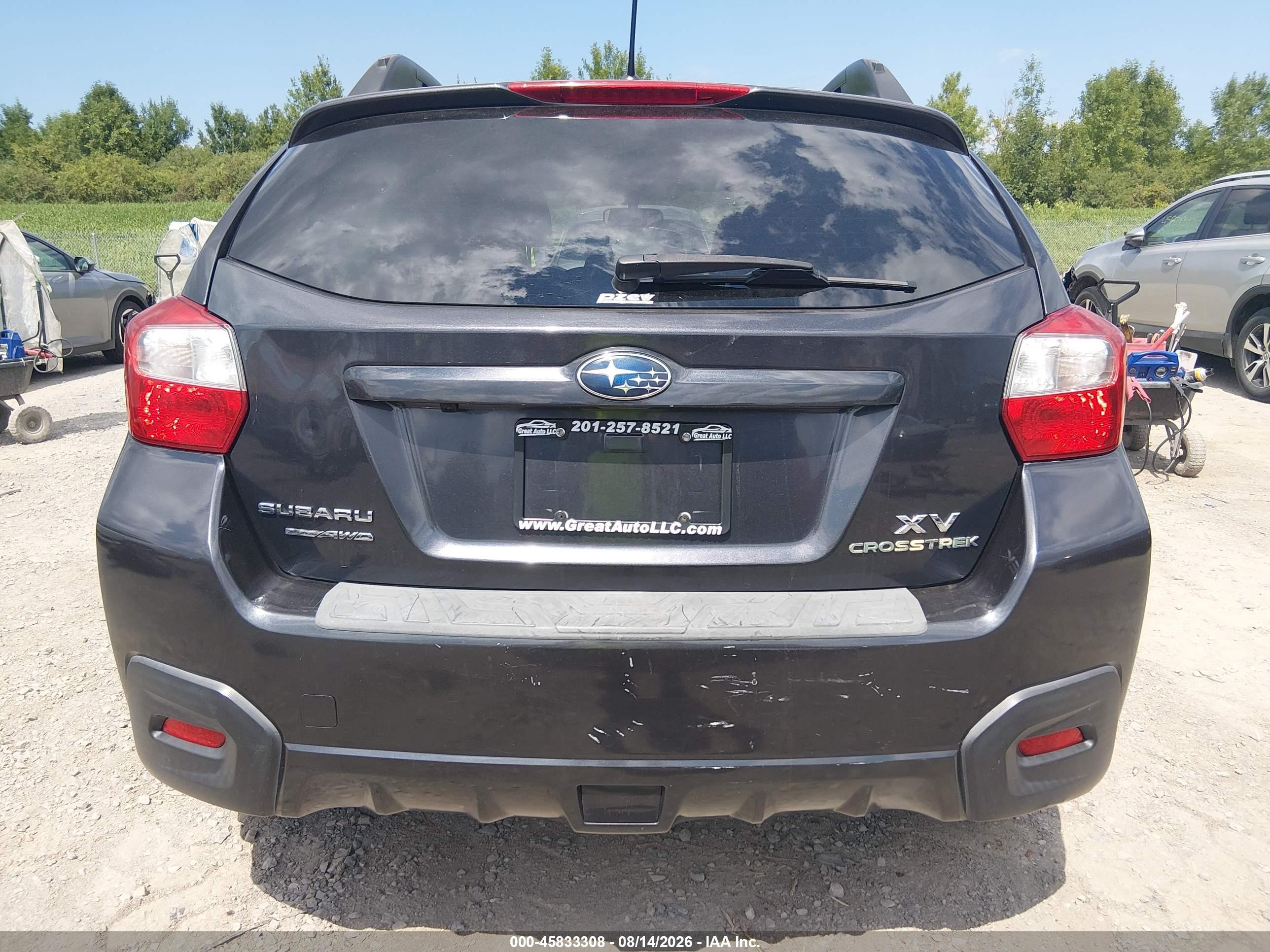 2014 Subaru Xv Crosstrek 2.0i Limited Gray vin: JF2GPAGC7E8204336