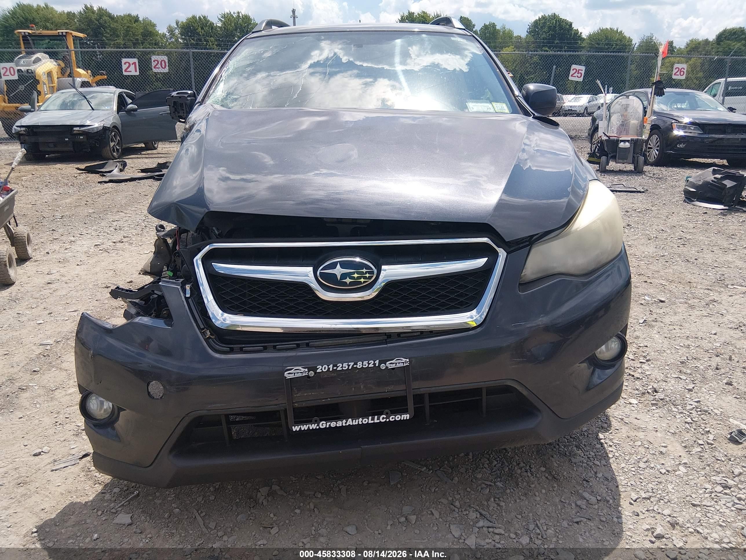 2014 Subaru Xv Crosstrek 2.0i Limited Gray vin: JF2GPAGC7E8204336