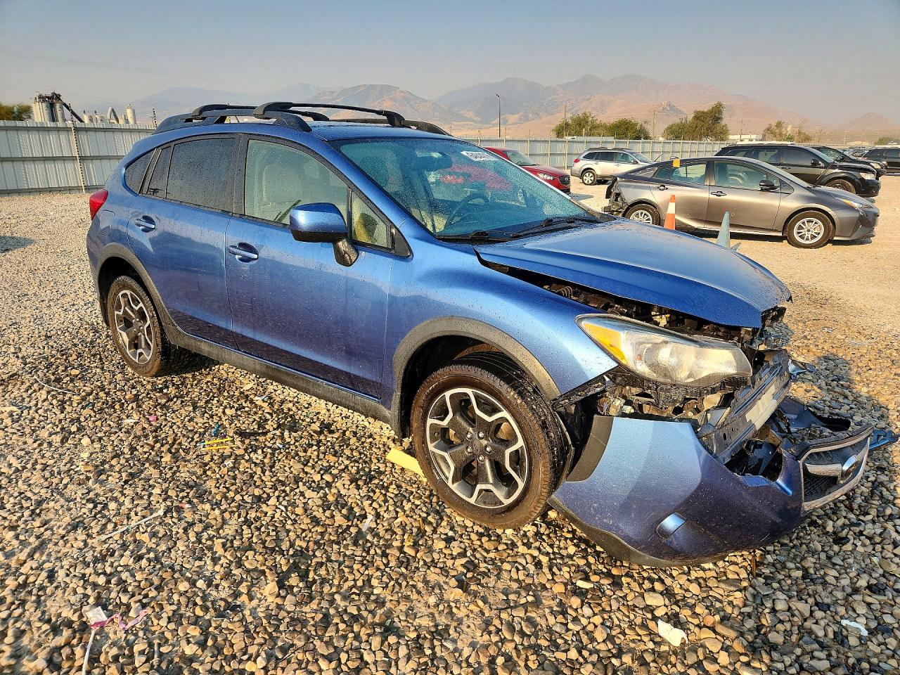 2014 Subaru Xv Crosstrek 2.0 Limited Blue vin: JF2GPAGC7E8280025