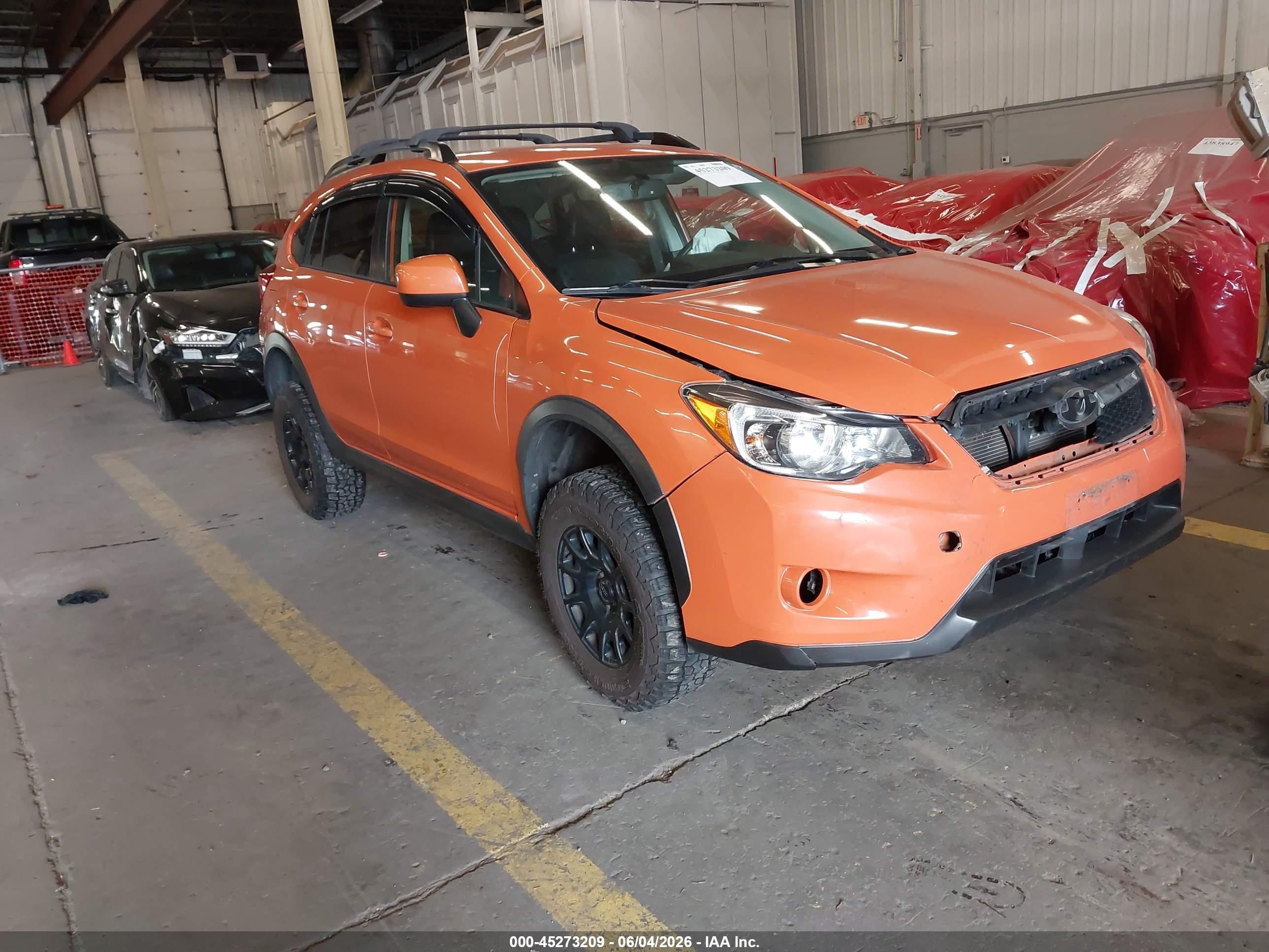 2014 Subaru Xv Crosstrek 2.0i Limited Orange vin: JF2GPAGC7E8300709