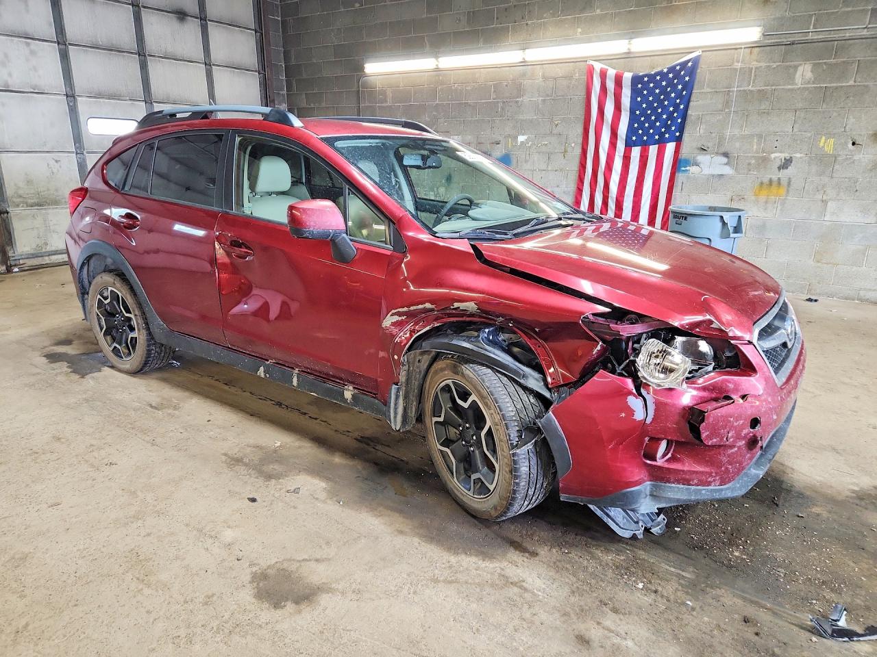 2014 Subaru Xv Crosstrek 2.0 Limited Red vin: JF2GPAGC7E8313945