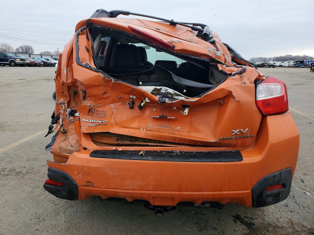 2013 Subaru Xv Crosstrek 2.0 Limited Orange vin: JF2GPAGC8D2864631
