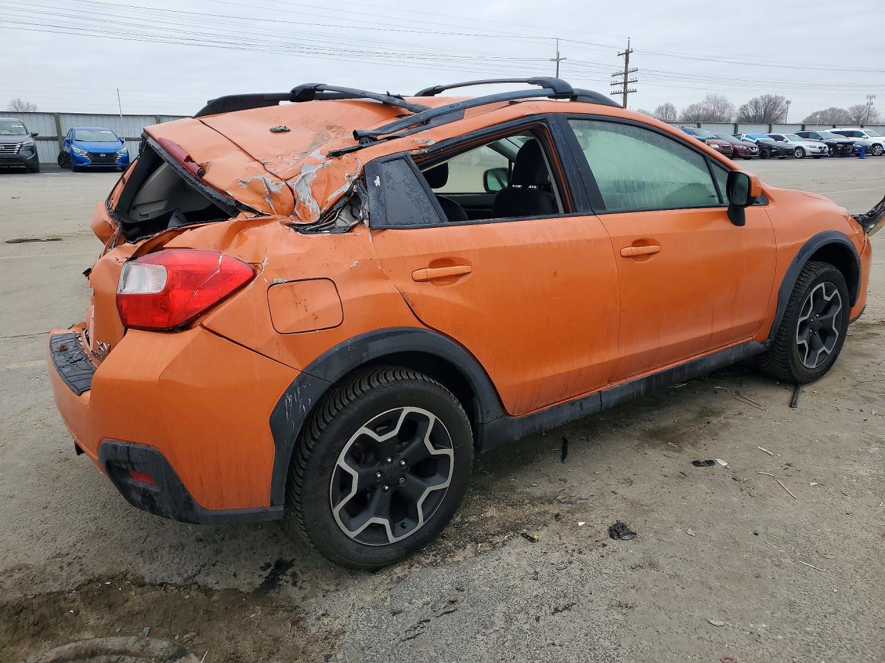 2013 Subaru Xv Crosstrek 2.0 Limited Orange vin: JF2GPAGC8D2864631