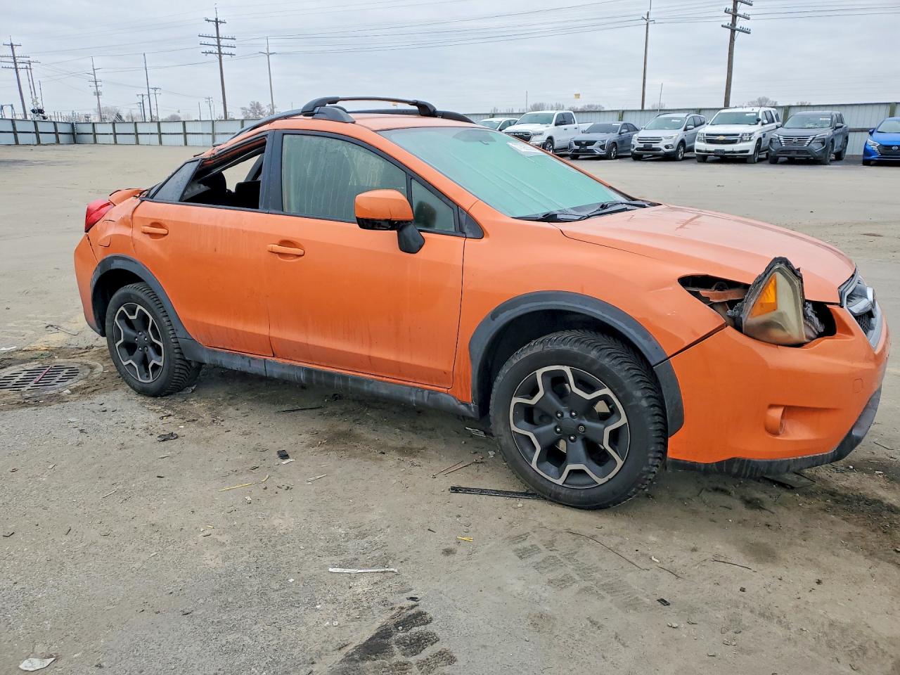 2013 Subaru Xv Crosstrek 2.0 Limited Orange vin: JF2GPAGC8D2864631