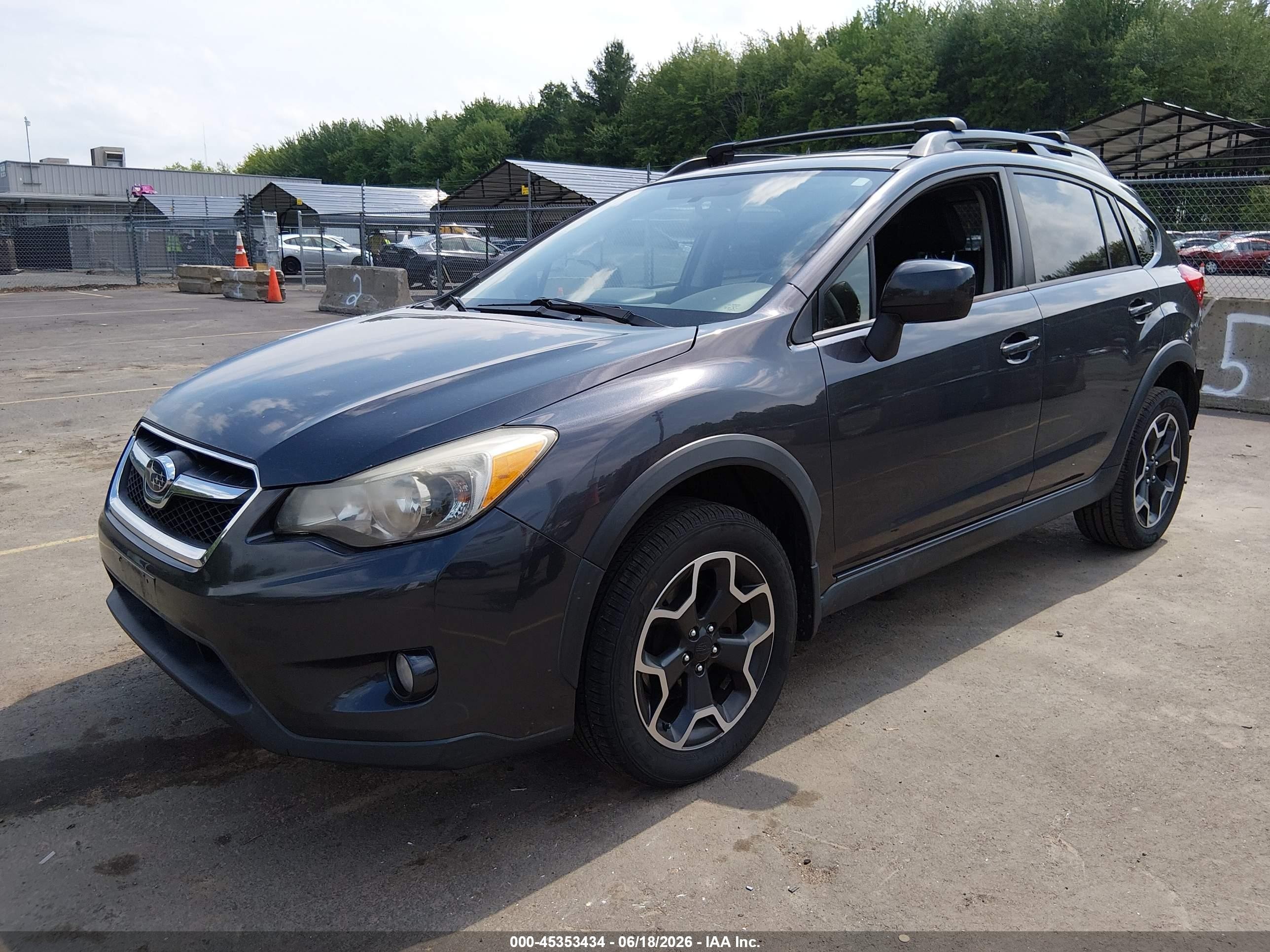 2013 Subaru Xv Crosstrek 2.0i Limited Gray vin: JF2GPAGC8D2897581