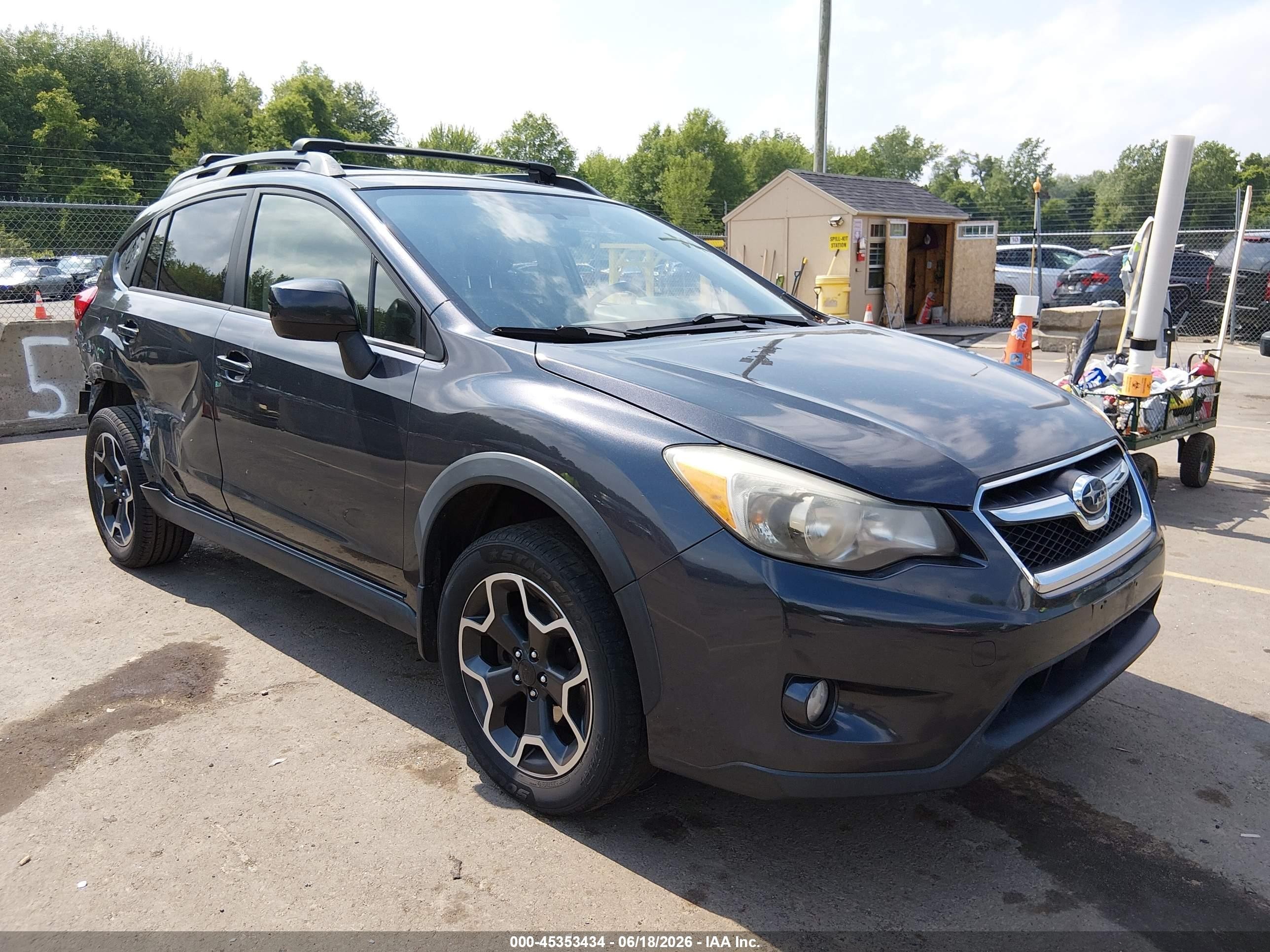 2013 Subaru Xv Crosstrek 2.0i Limited Gray vin: JF2GPAGC8D2897581