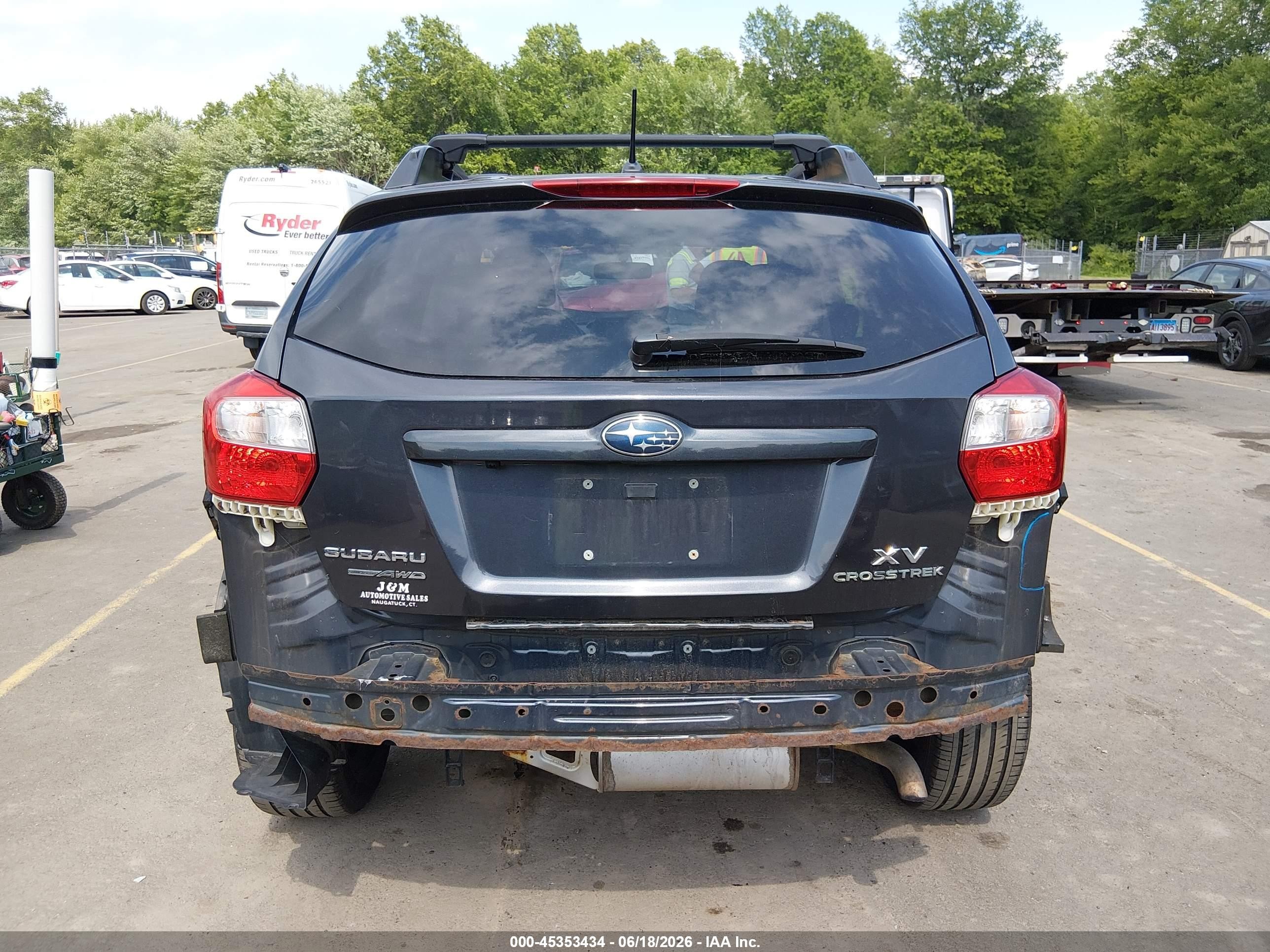 2013 Subaru Xv Crosstrek 2.0i Limited Gray vin: JF2GPAGC8D2897581