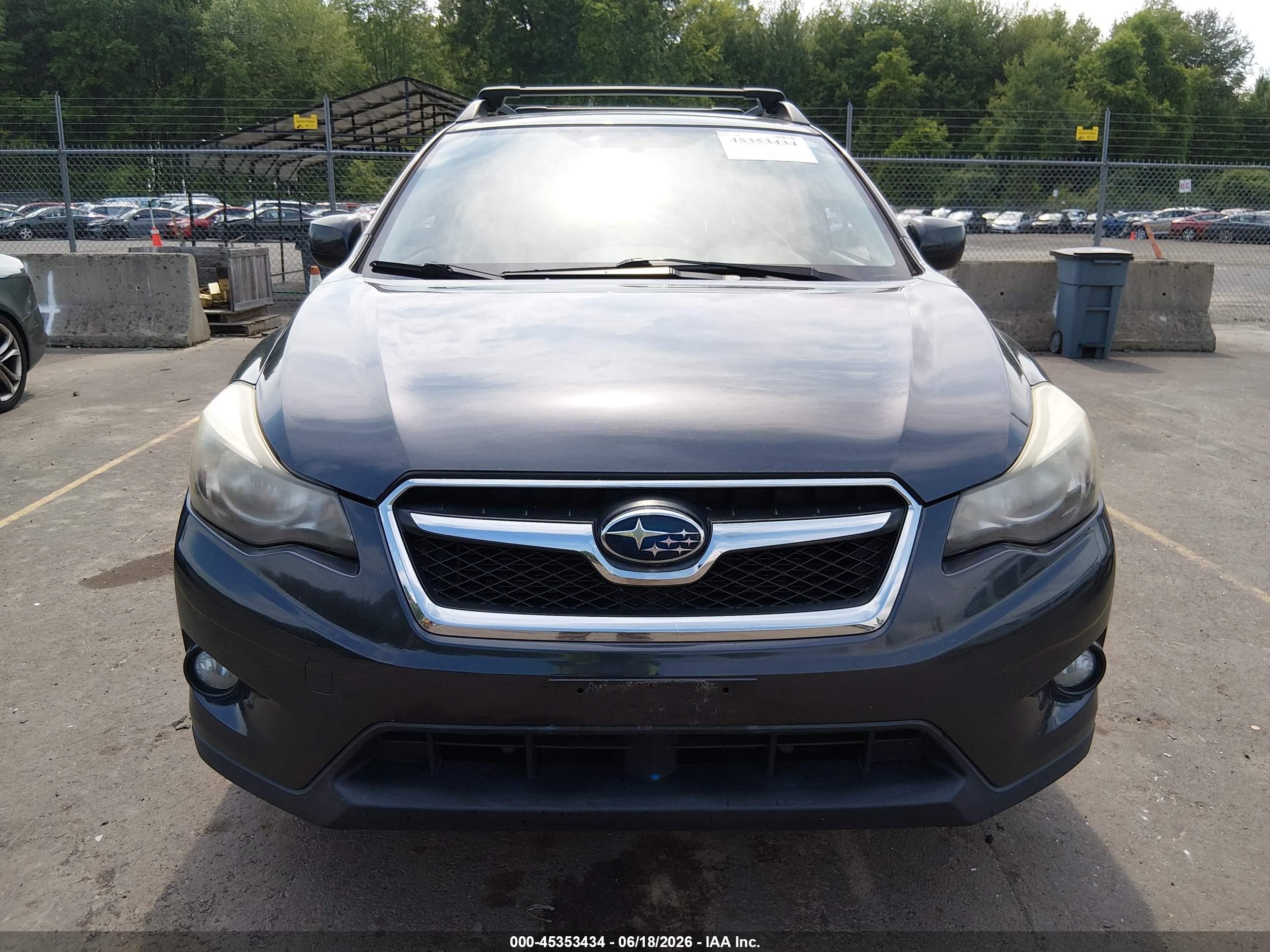 2013 Subaru Xv Crosstrek 2.0i Limited Gray vin: JF2GPAGC8D2897581