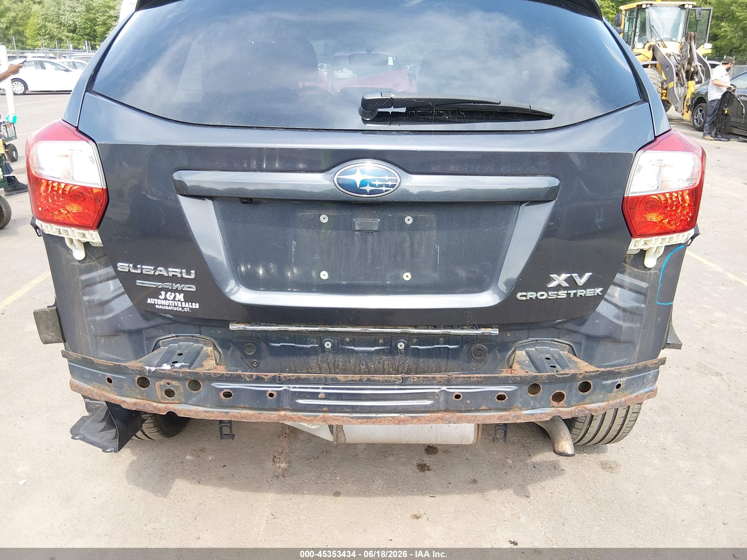 2013 Subaru Xv Crosstrek 2.0i Limited Gray vin: JF2GPAGC8D2897581