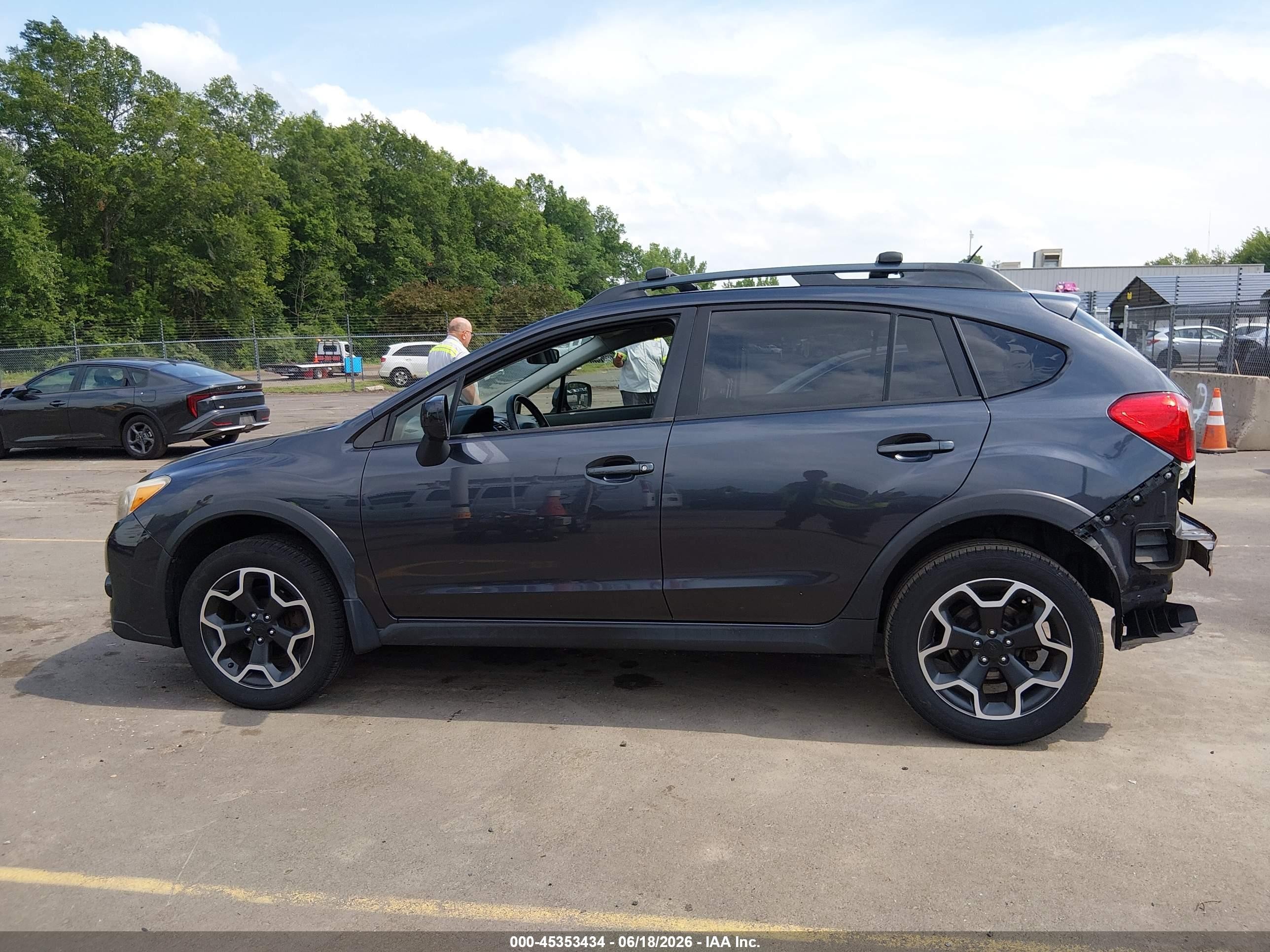 2013 Subaru Xv Crosstrek 2.0i Limited Gray vin: JF2GPAGC8D2897581