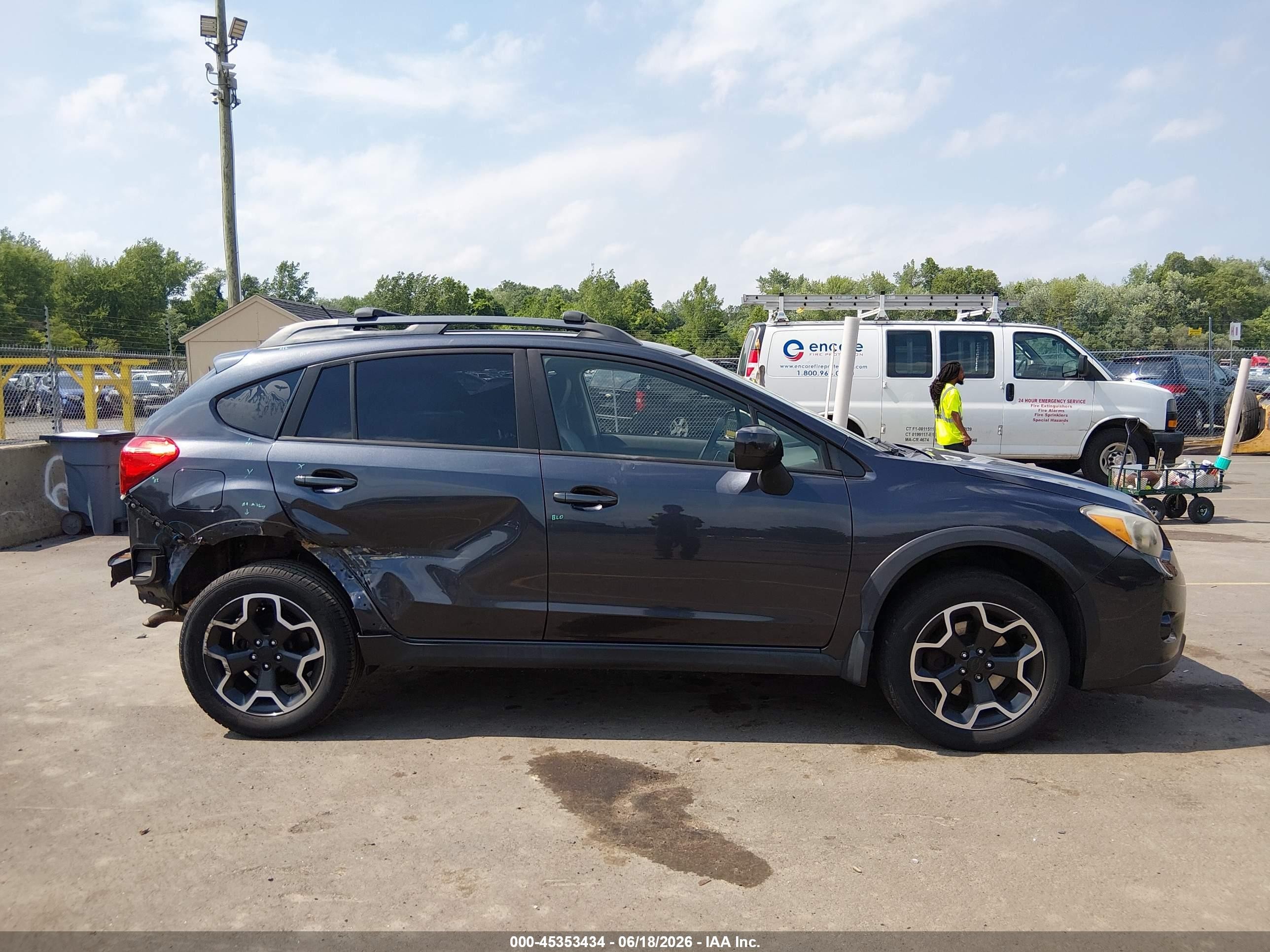 2013 Subaru Xv Crosstrek 2.0i Limited Gray vin: JF2GPAGC8D2897581