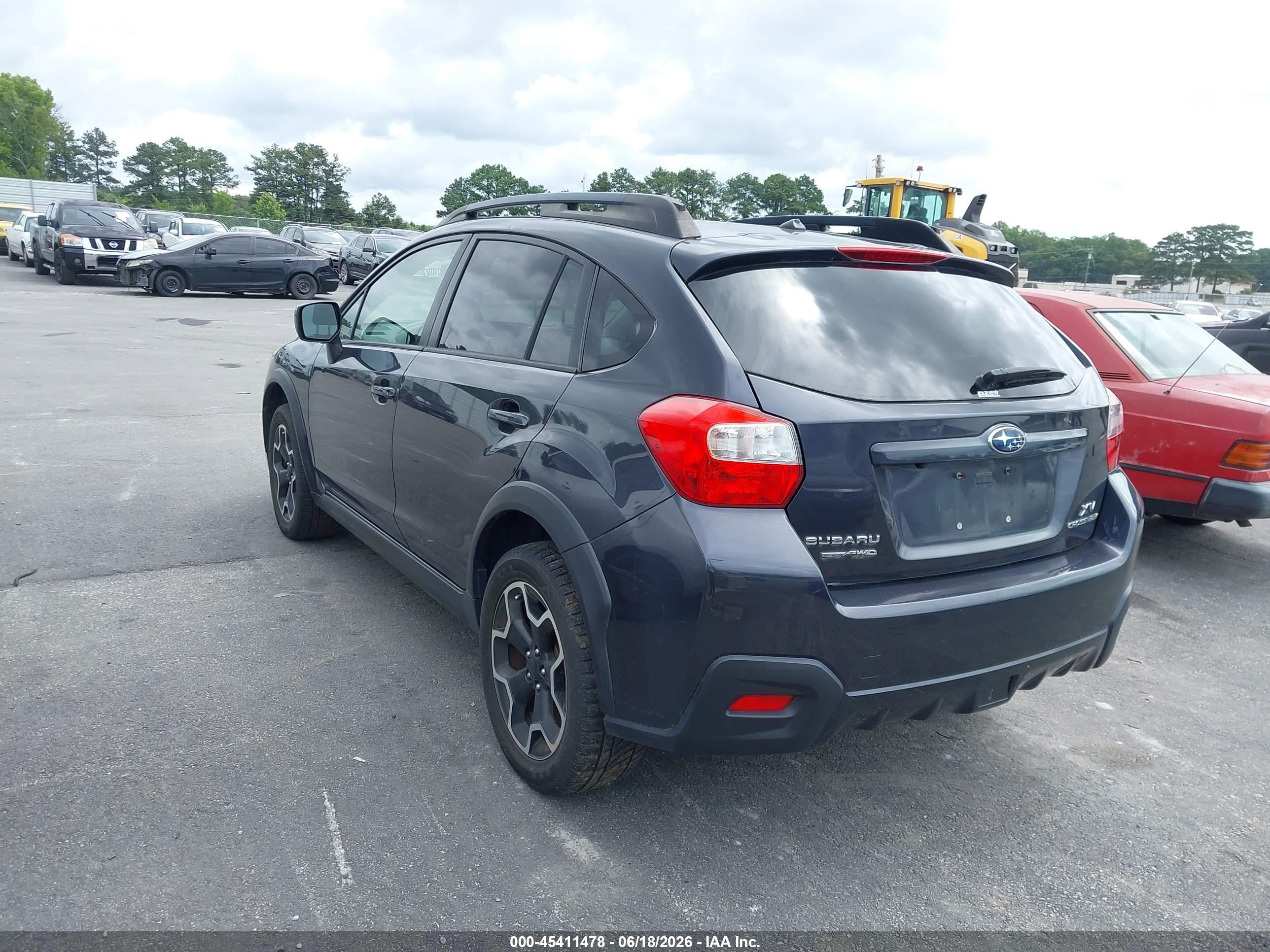 2013 Subaru Xv Crosstrek 2.0i Limited Черный vin: JF2GPAGC8DH849379
