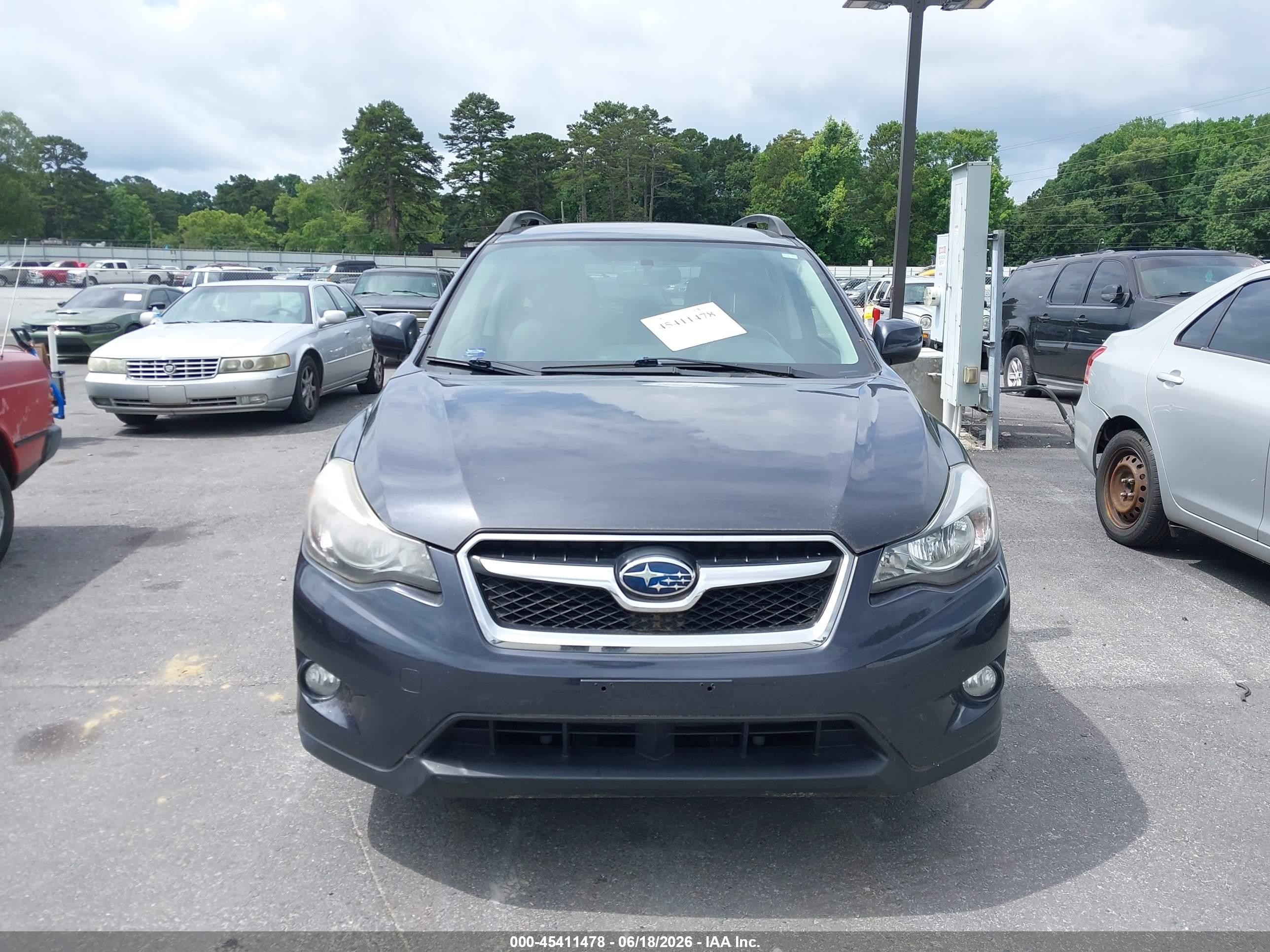2013 Subaru Xv Crosstrek 2.0i Limited Черный vin: JF2GPAGC8DH849379