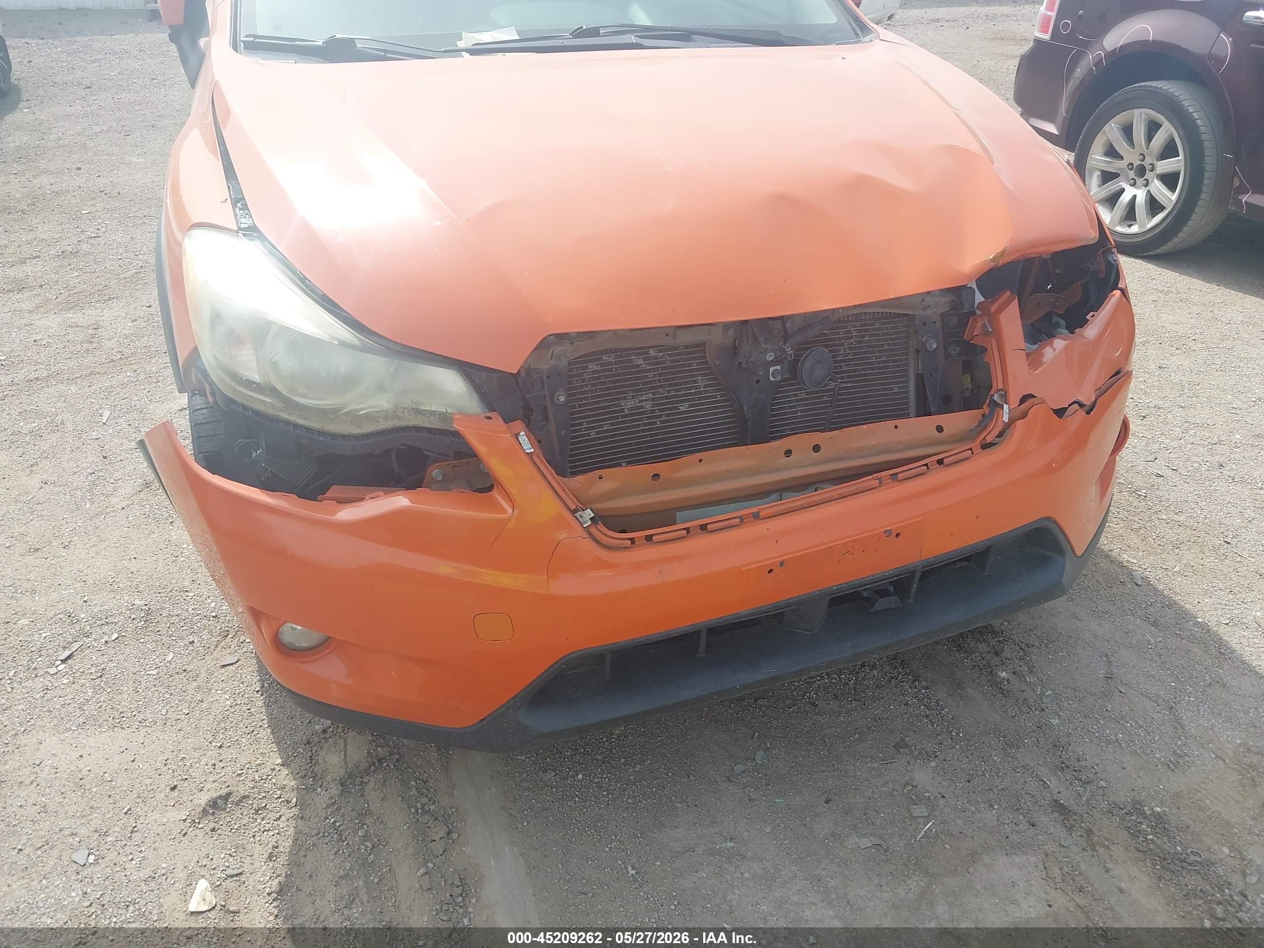 2014 Subaru Xv Crosstrek 2.0i Limited Orange vin: JF2GPAGC8E8281054