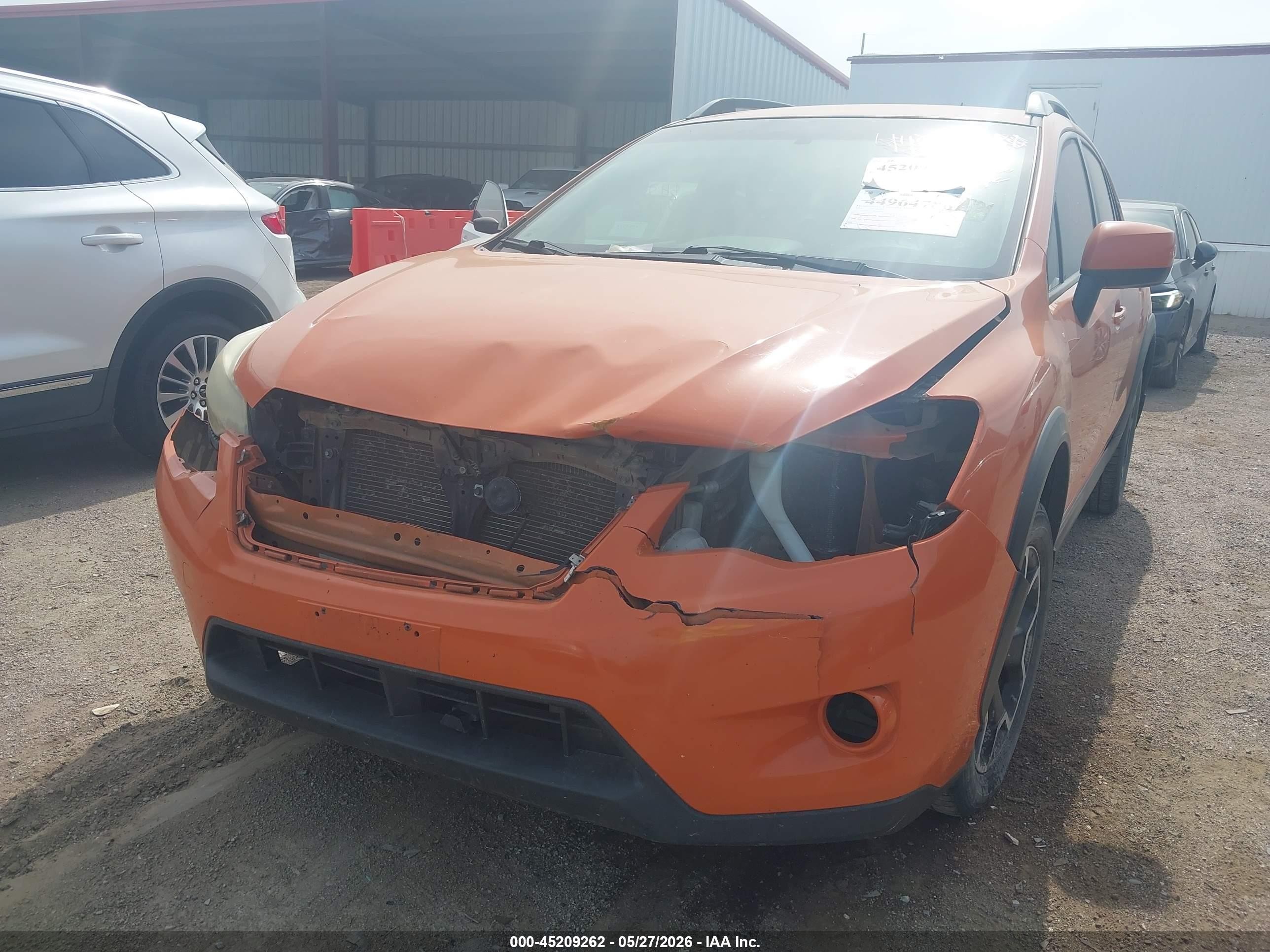 2014 Subaru Xv Crosstrek 2.0i Limited Orange vin: JF2GPAGC8E8281054