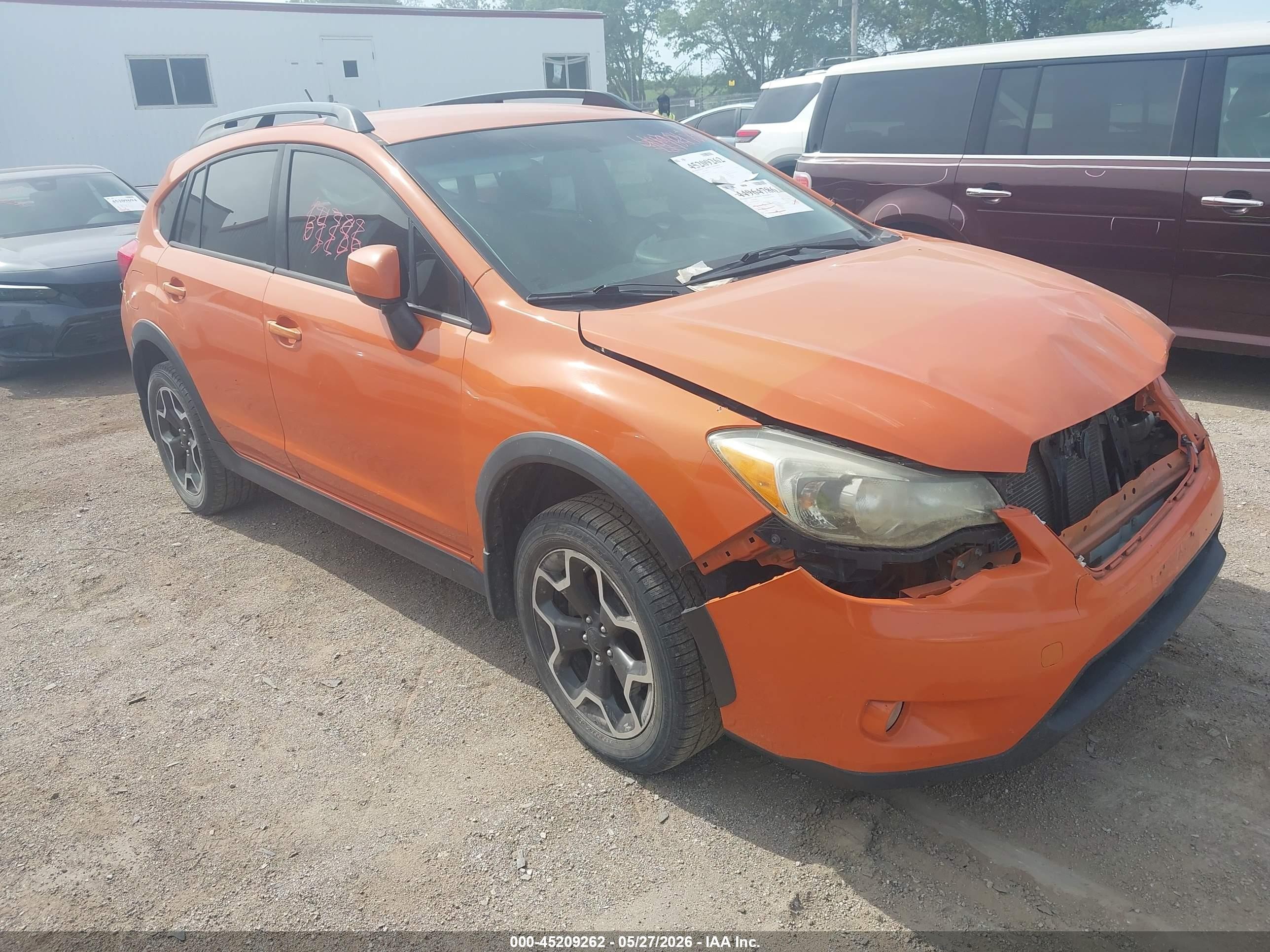 2014 Subaru Xv Crosstrek 2.0i Limited Orange vin: JF2GPAGC8E8281054