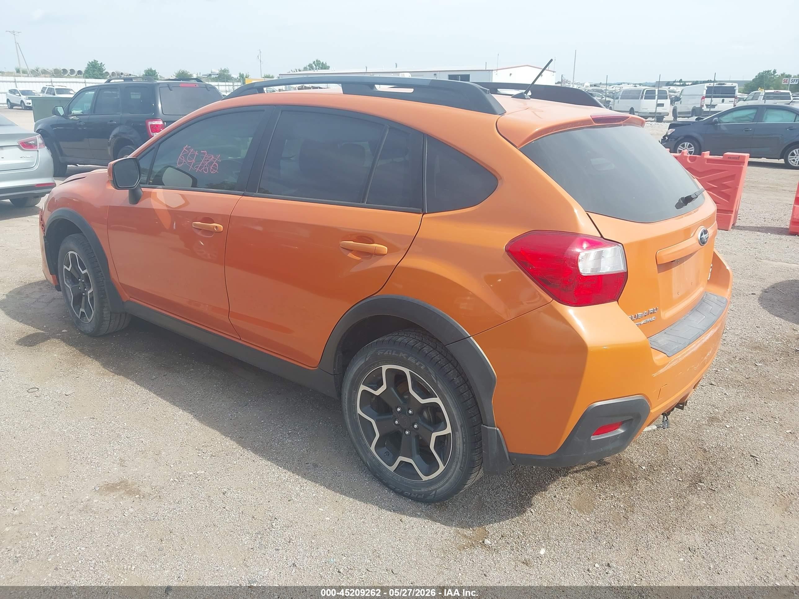 2014 Subaru Xv Crosstrek 2.0i Limited Orange vin: JF2GPAGC8E8281054